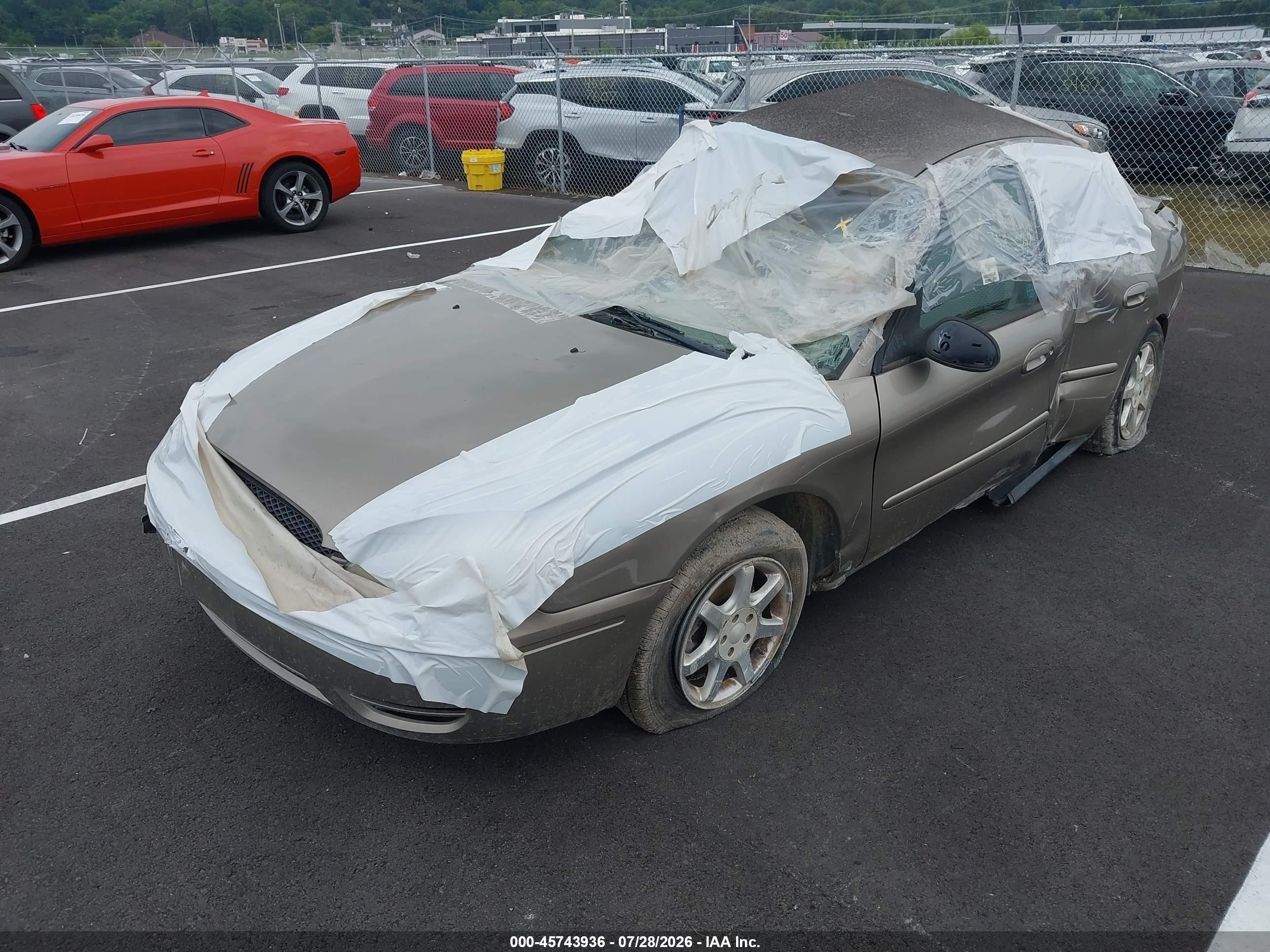 2007 Ford Taurus Sel Champagne vin: 1FAFP56U37A184891