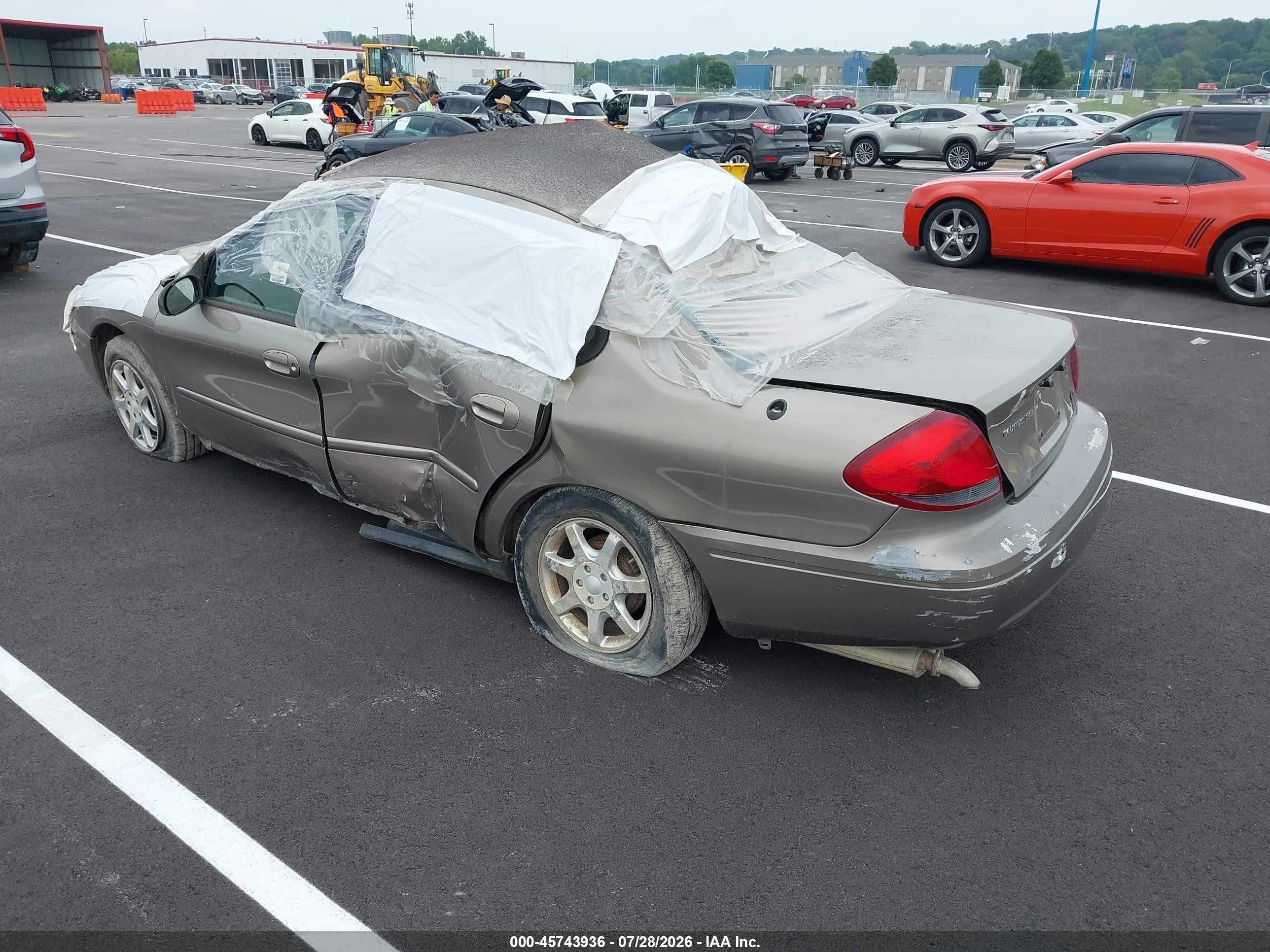2007 Ford Taurus Sel Champagne vin: 1FAFP56U37A184891