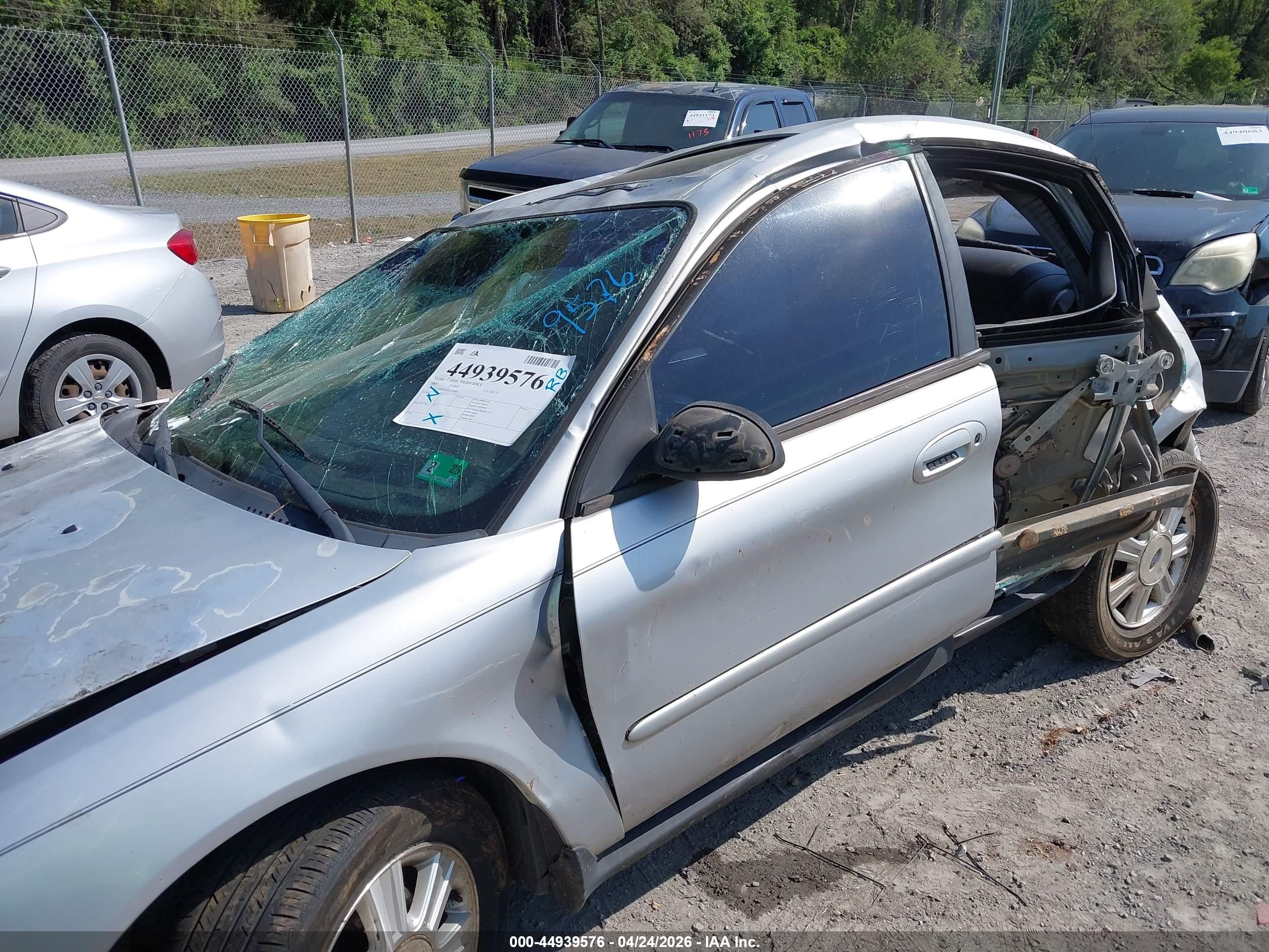 2005 Ford Taurus Sel Silver vin: 1FAFP56U45A151685