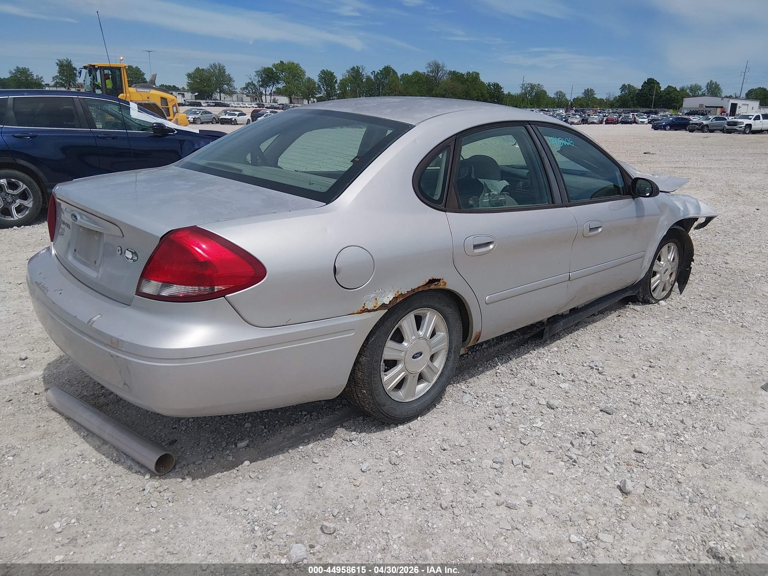 2005 Ford Taurus Sel Серый vin: 1FAFP56U45A155509
