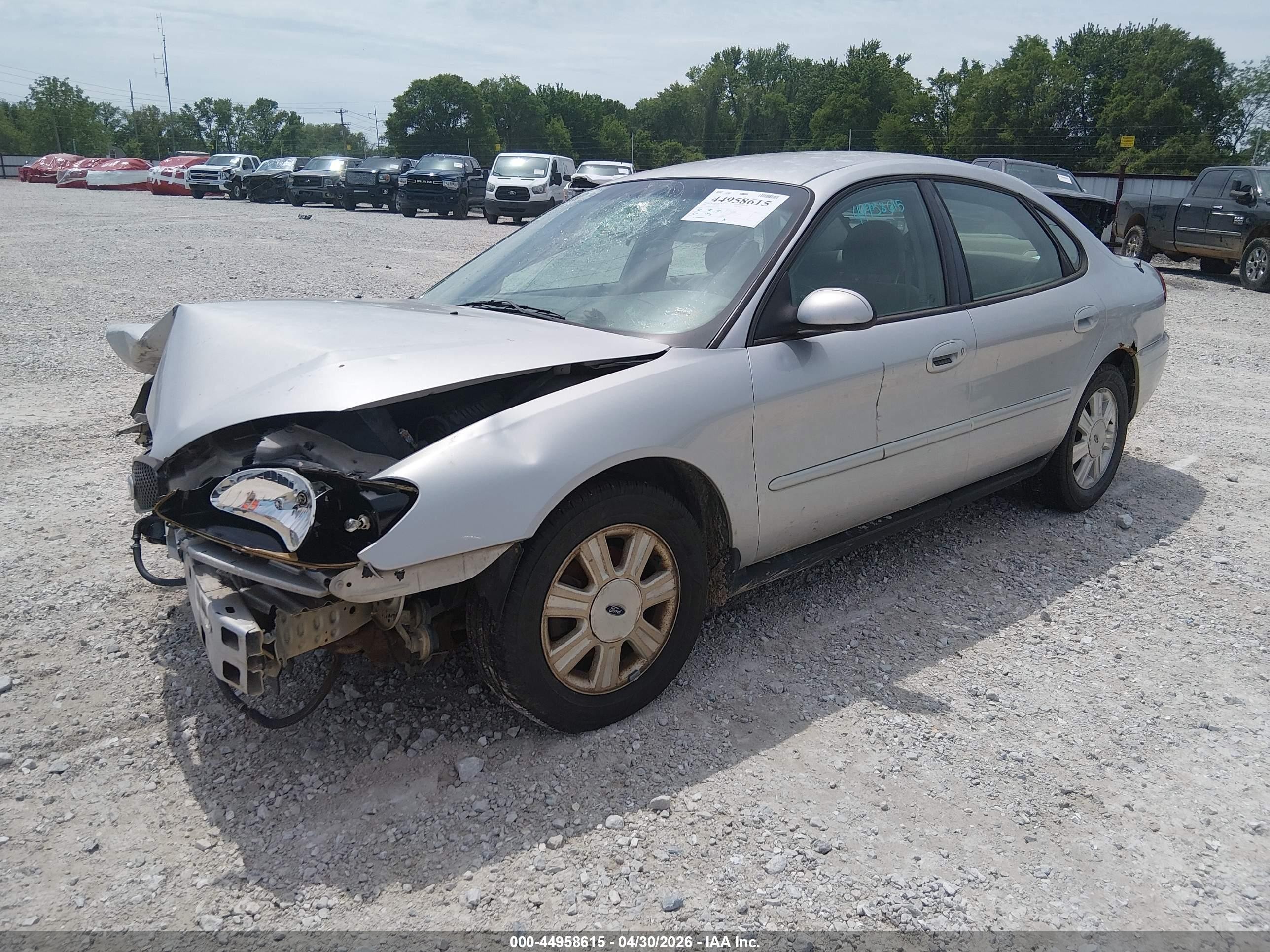2005 Ford Taurus Sel Серый vin: 1FAFP56U45A155509