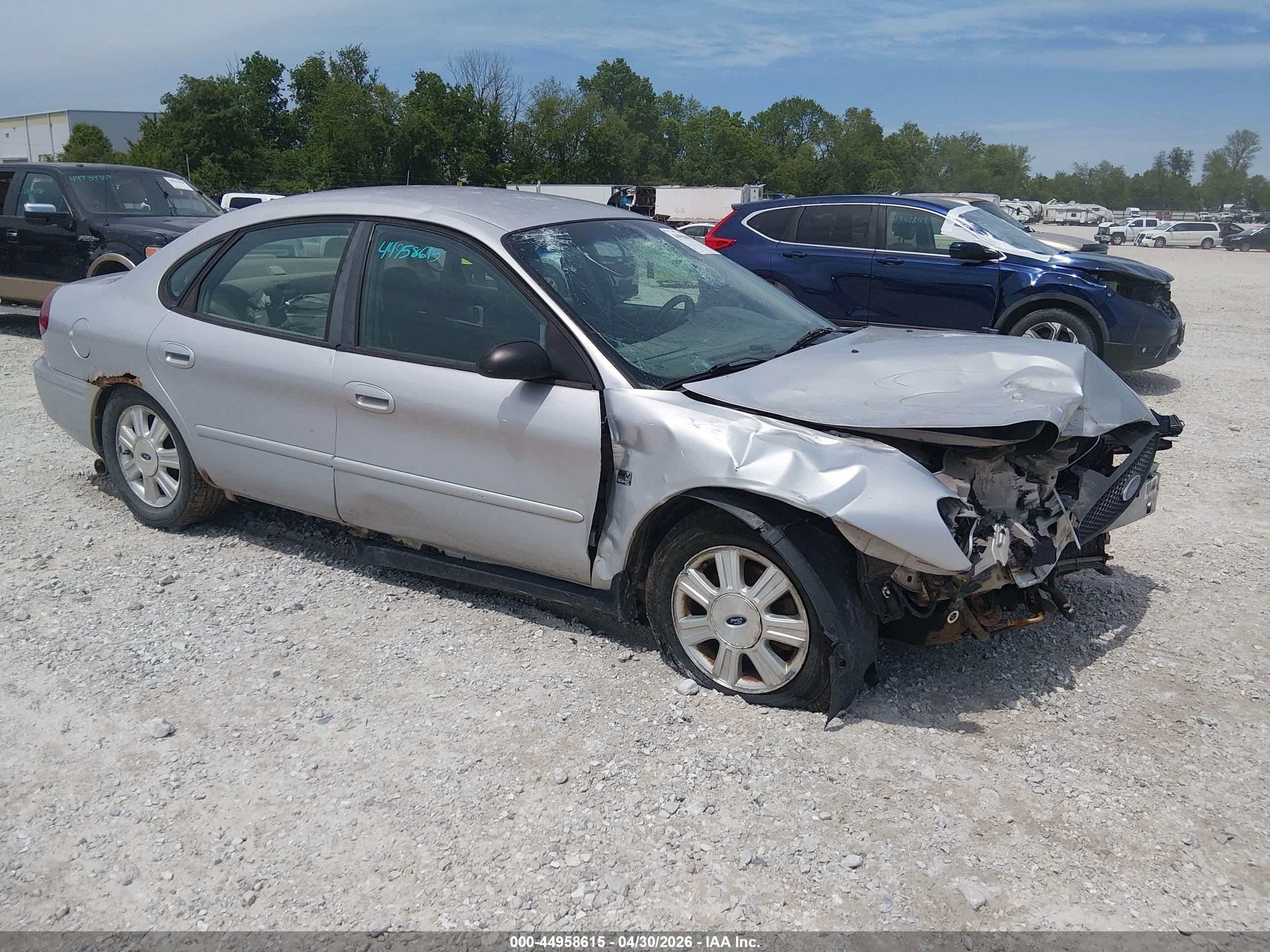 2005 Ford Taurus Sel Gray vin: 1FAFP56U45A155509