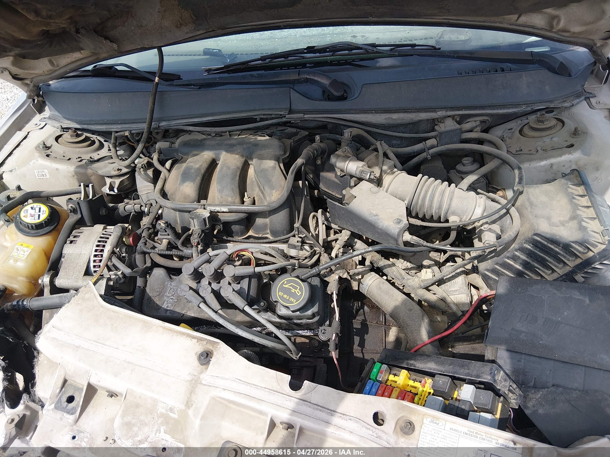 2005 Ford Taurus Sel Серый vin: 1FAFP56U45A155509