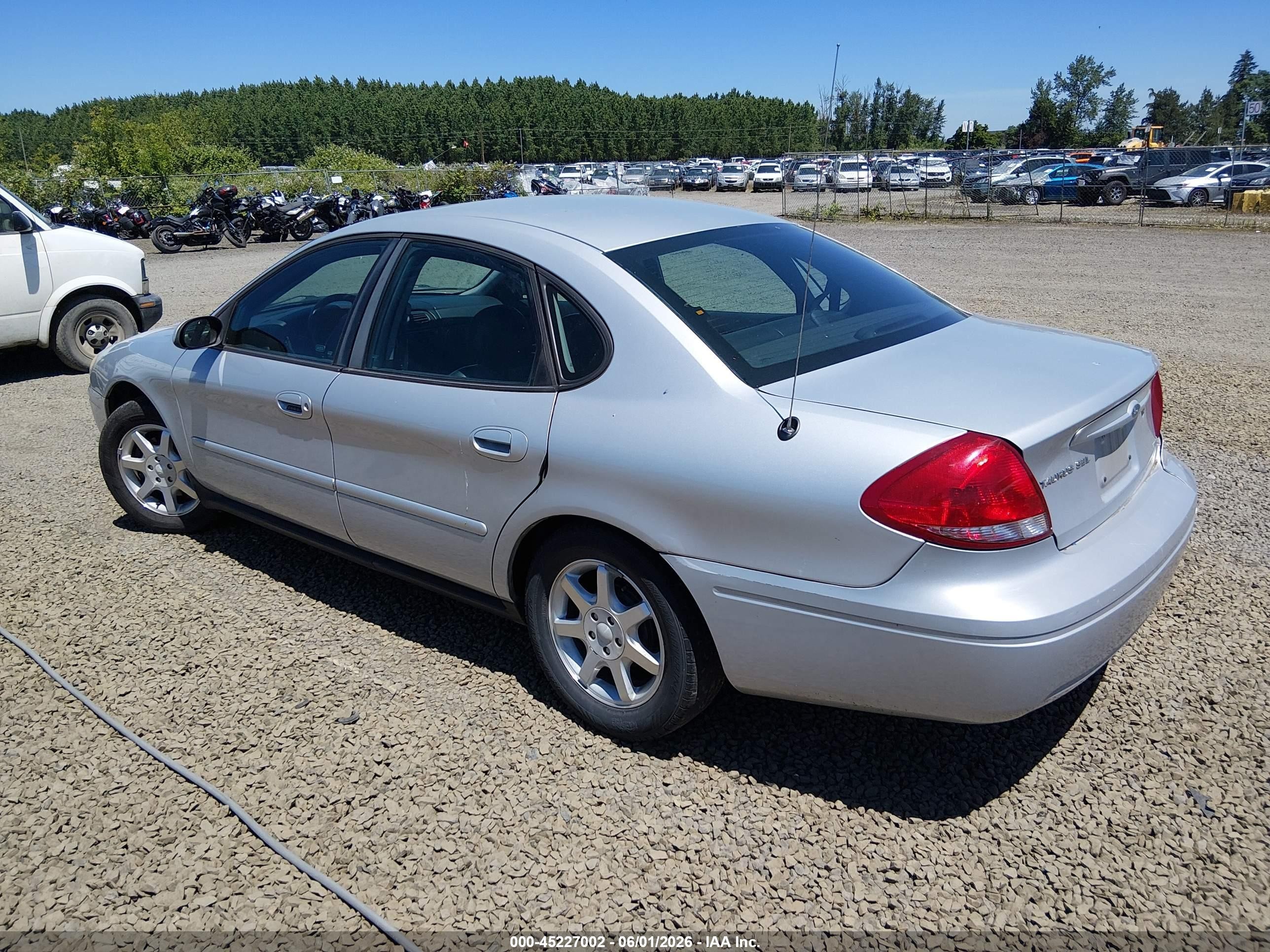 2006 Ford Taurus Sel Silver vin: 1FAFP56U46A170030