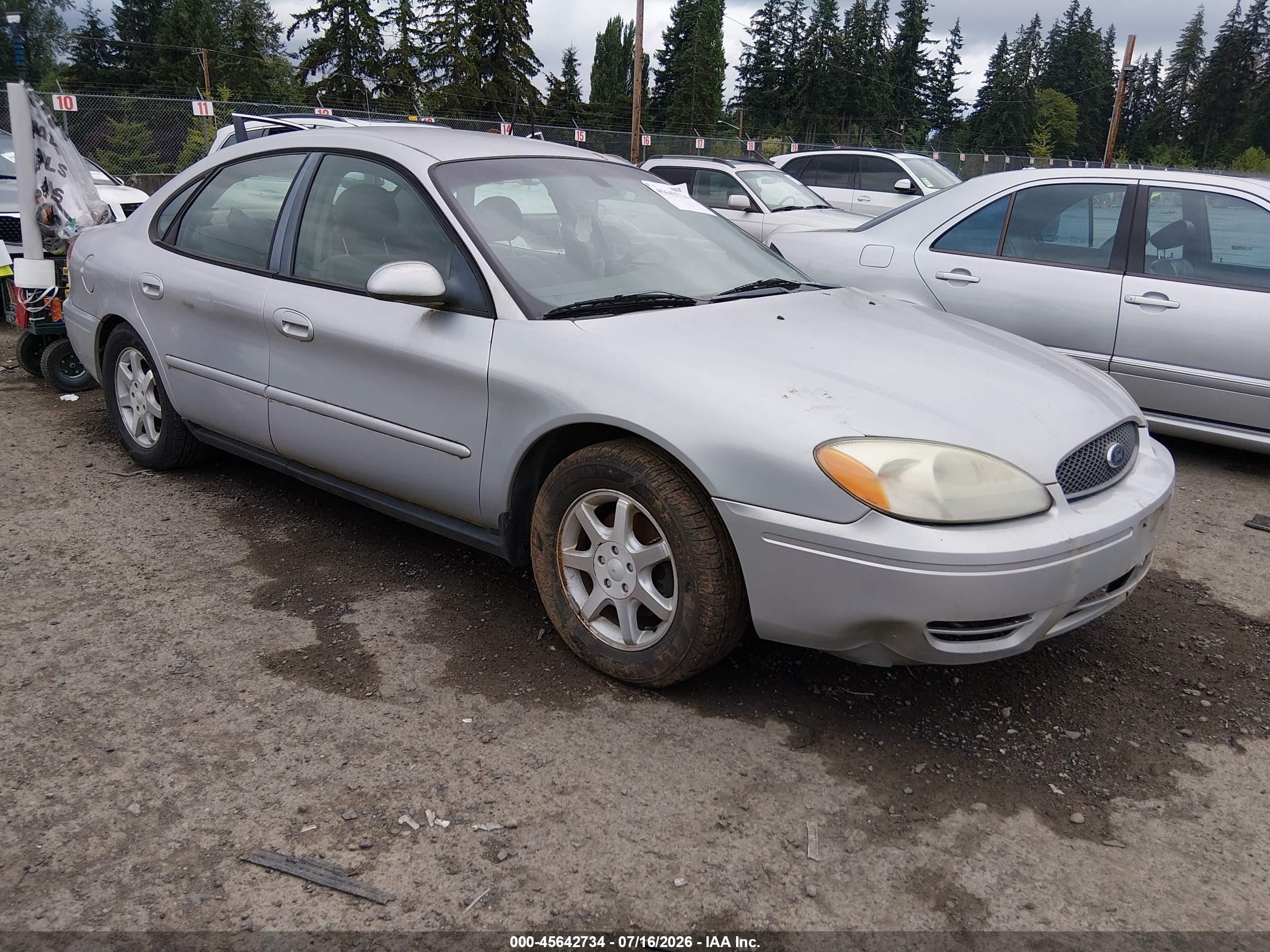 2006 Ford Taurus Sel Серебряный vin: 1FAFP56U46A230310