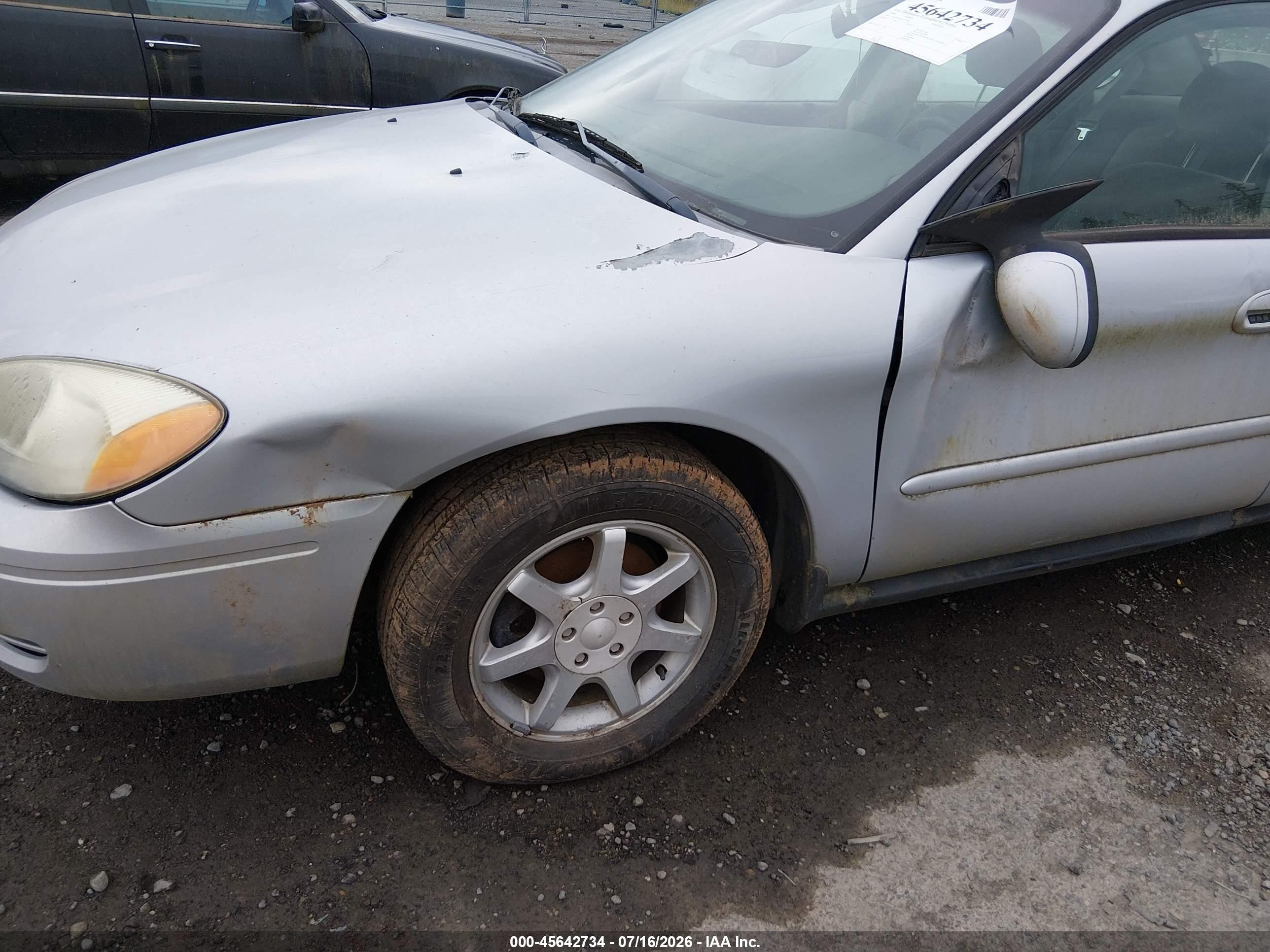 2006 Ford Taurus Sel Silver vin: 1FAFP56U46A230310