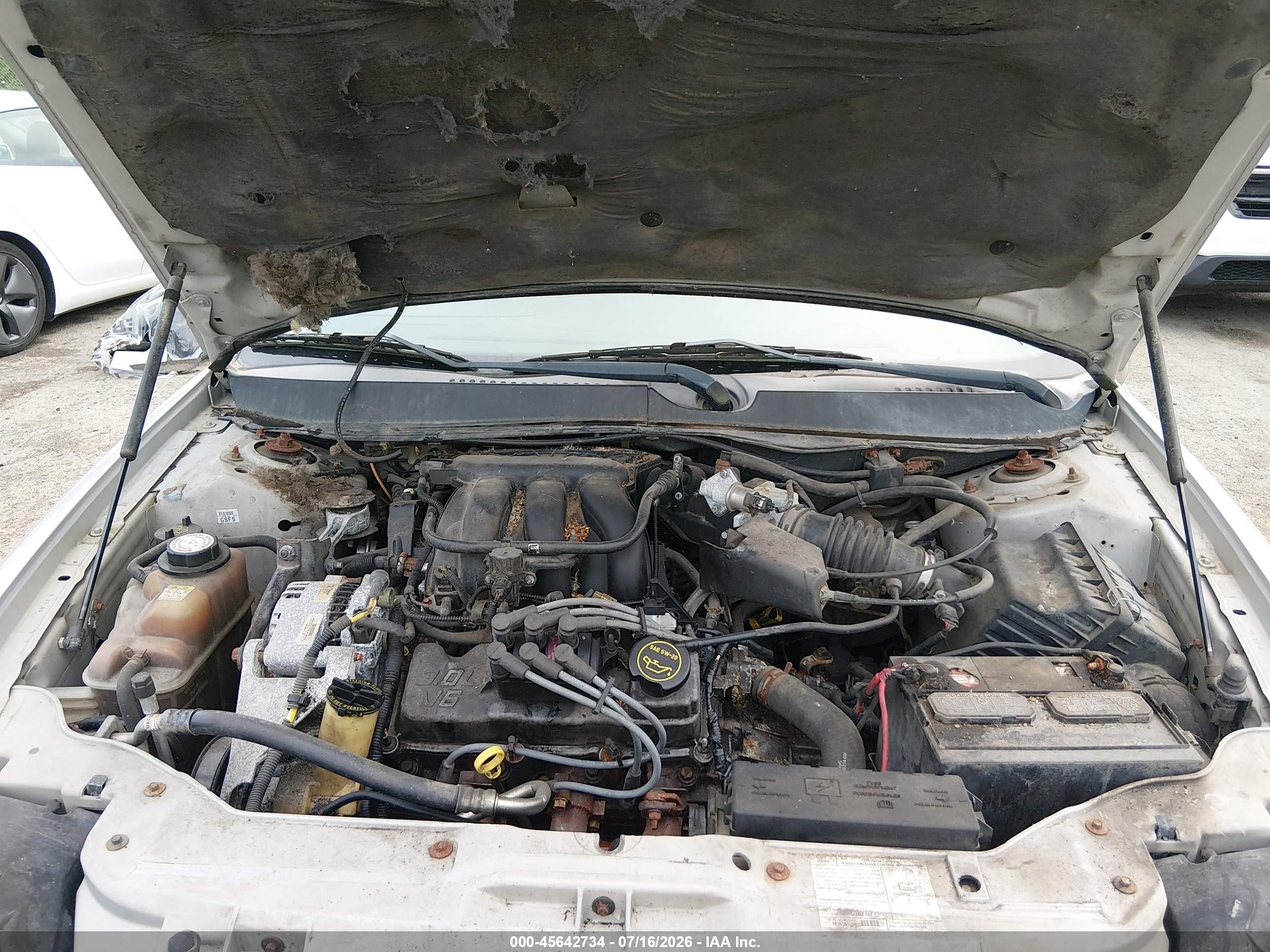 2006 Ford Taurus Sel Silver vin: 1FAFP56U46A230310