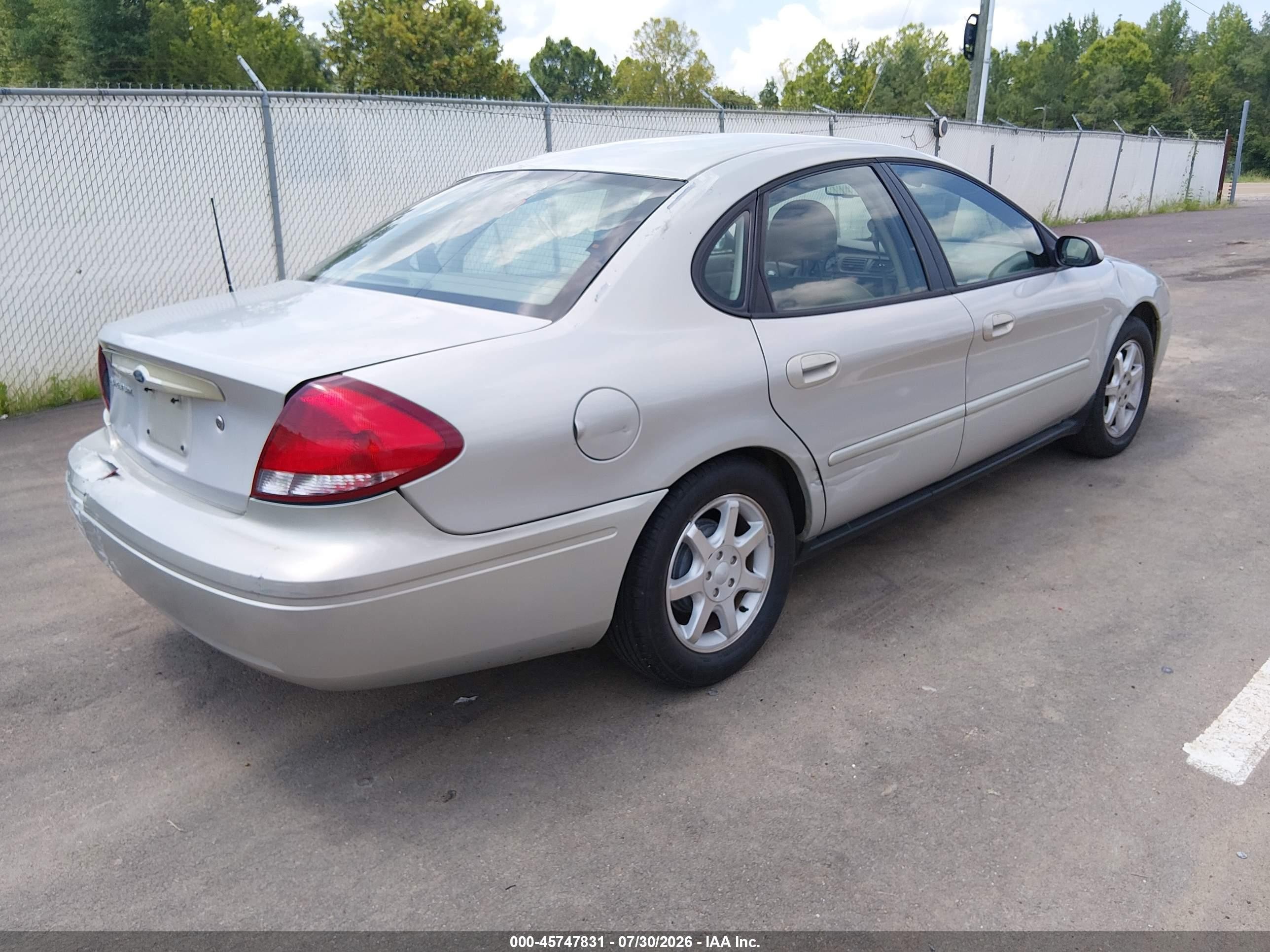2006 Ford Taurus Sel Beige vin: 1FAFP56U46A235846