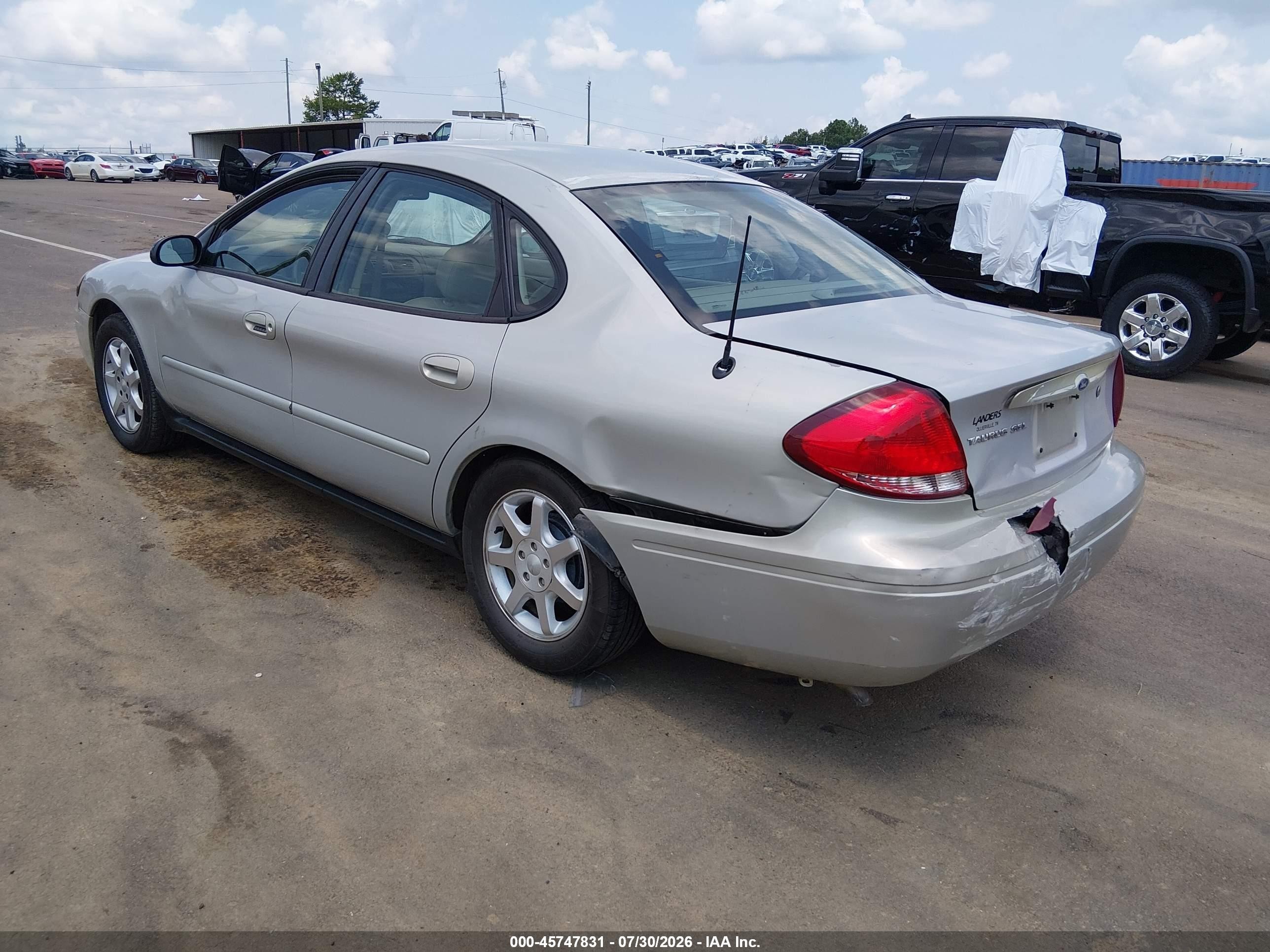 2006 Ford Taurus Sel Beige vin: 1FAFP56U46A235846