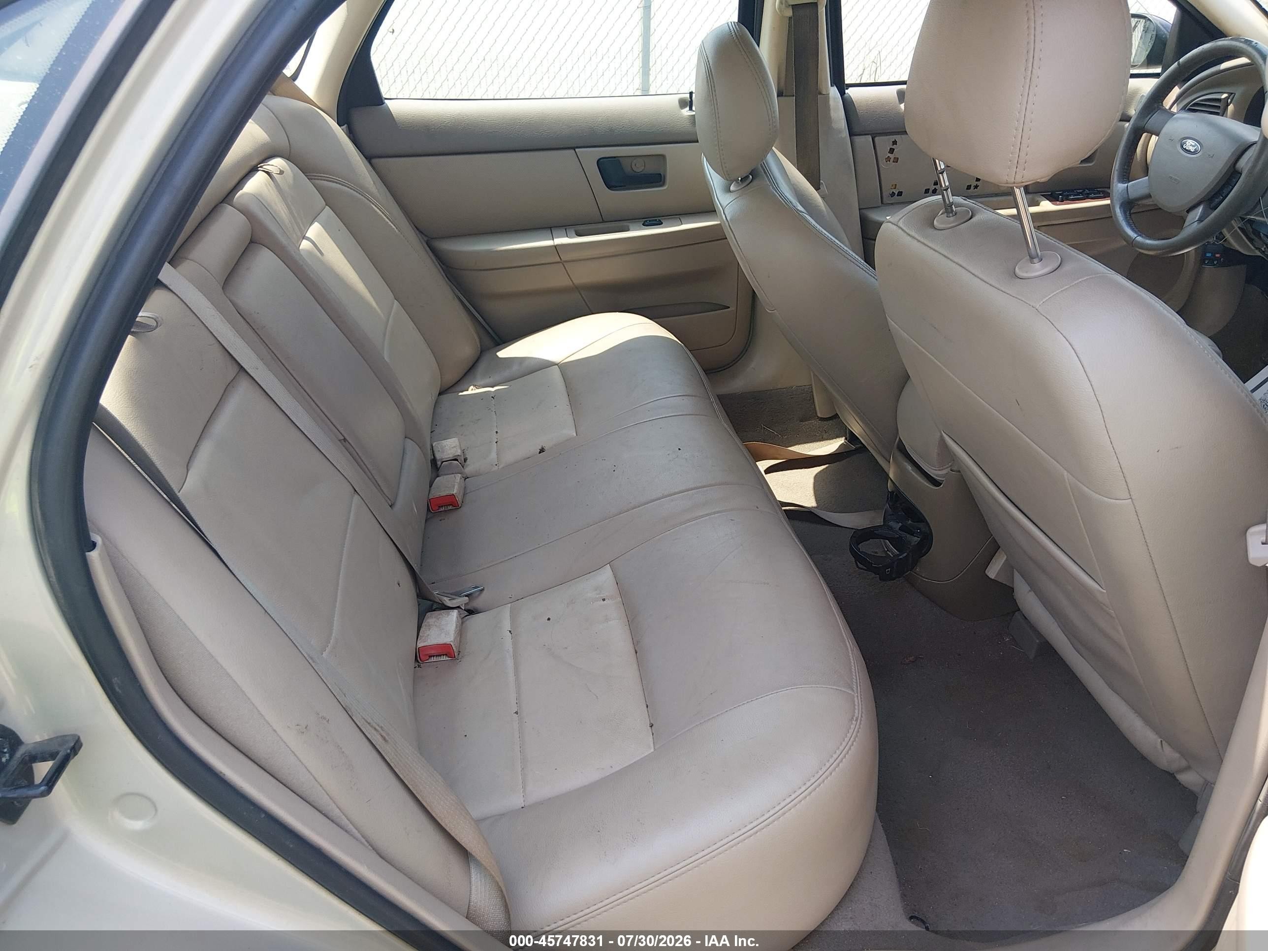 2006 Ford Taurus Sel Beige vin: 1FAFP56U46A235846