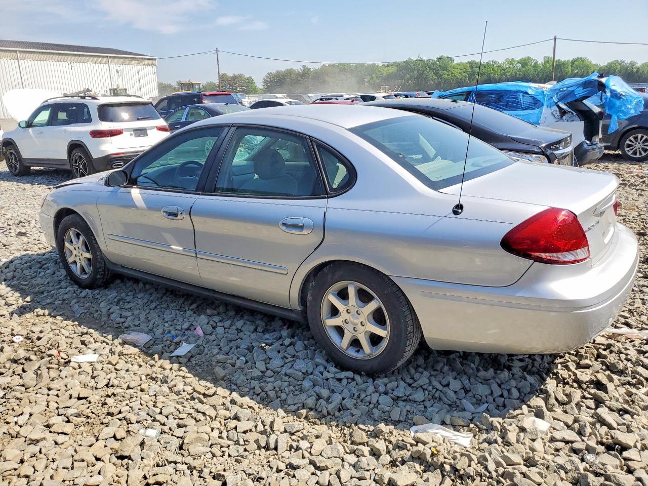 2006 Ford Taurus Sel Silver vin: 1FAFP56U46A243557