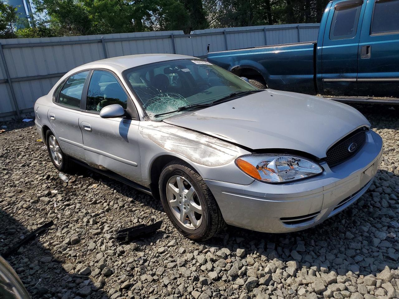 2006 Ford Taurus Sel Silver vin: 1FAFP56U46A243557