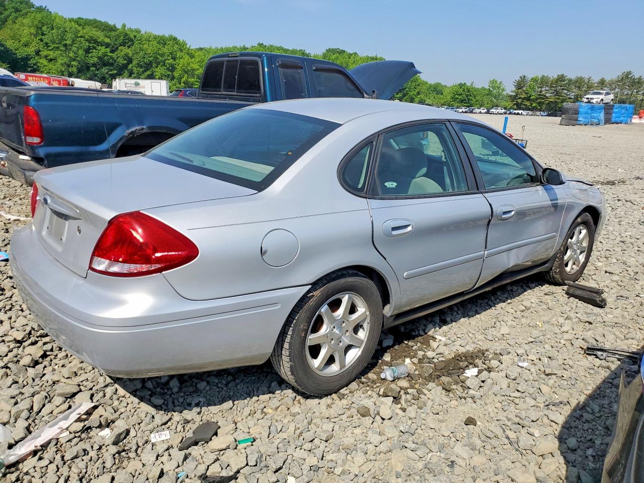 2006 Ford Taurus Sel Silver vin: 1FAFP56U46A243557