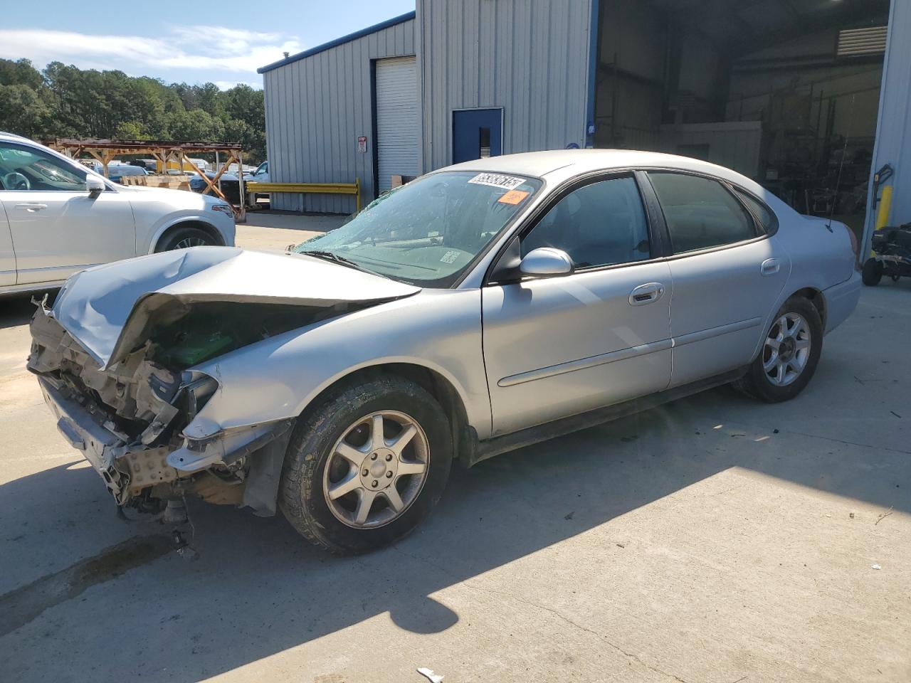 2007 Ford Taurus Sel Серебряный vin: 1FAFP56U47A136042 Damage: Left Front Fender, Severe Damage, Replacement Required