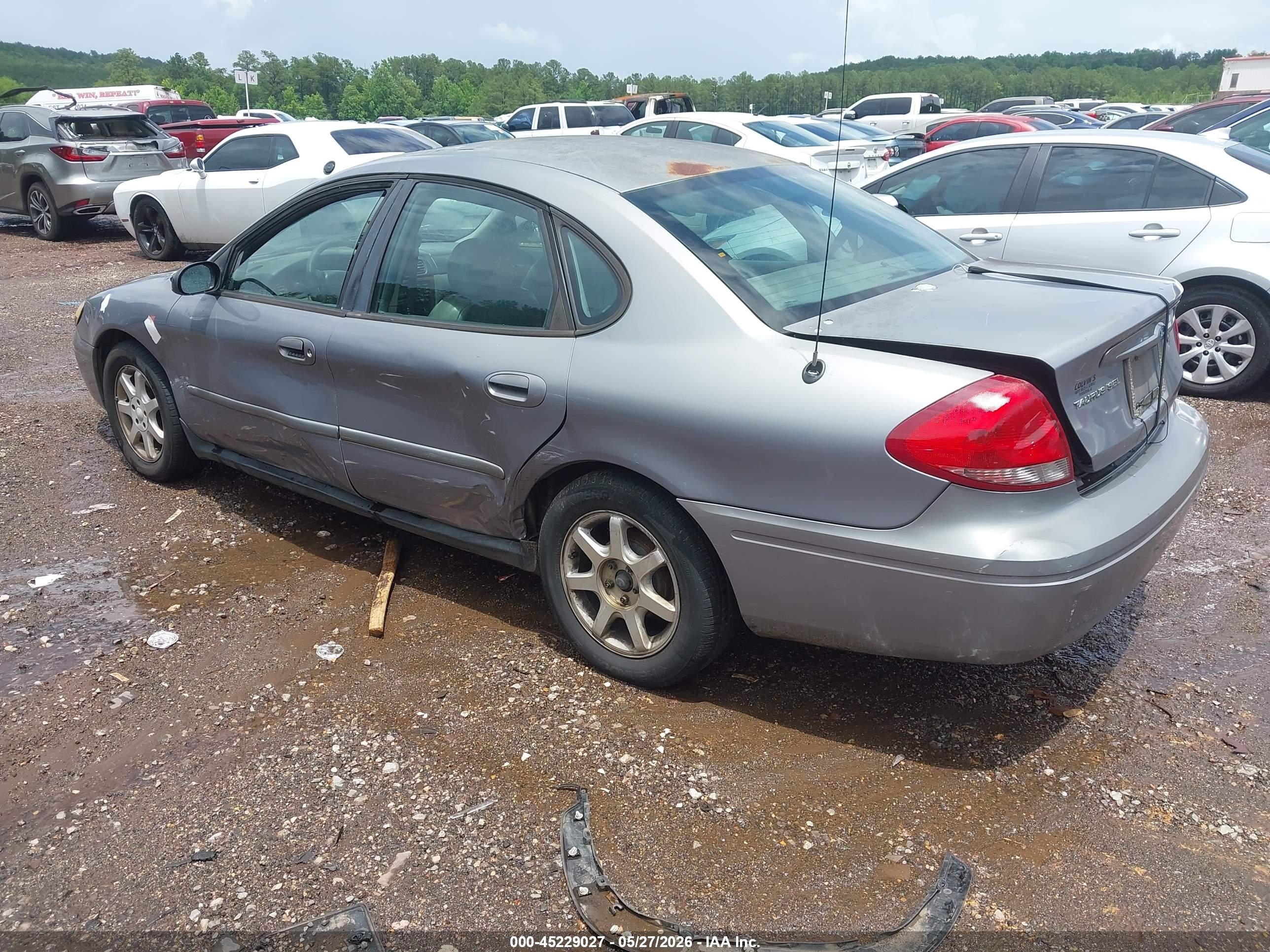 2006 Ford Taurus Sel Gray vin: 1FAFP56U56A204721