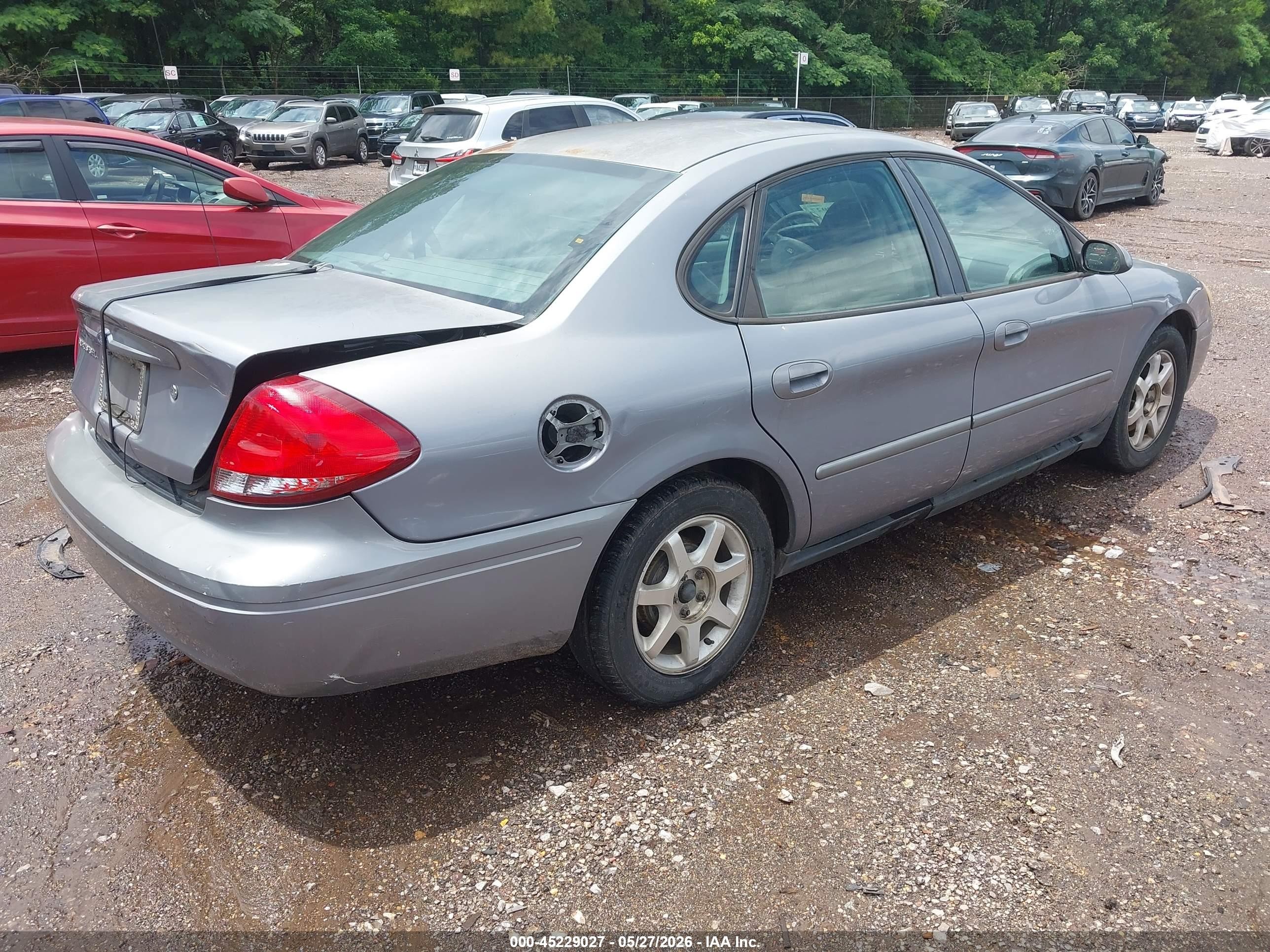 2006 Ford Taurus Sel Gray vin: 1FAFP56U56A204721