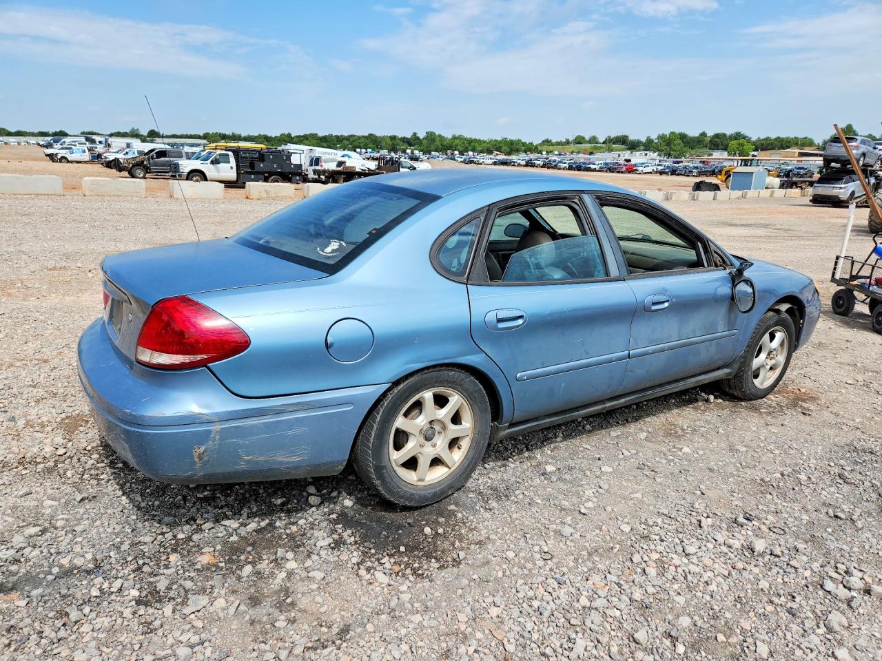 2006 Ford Taurus Sel Blue vin: 1FAFP56U66A157568