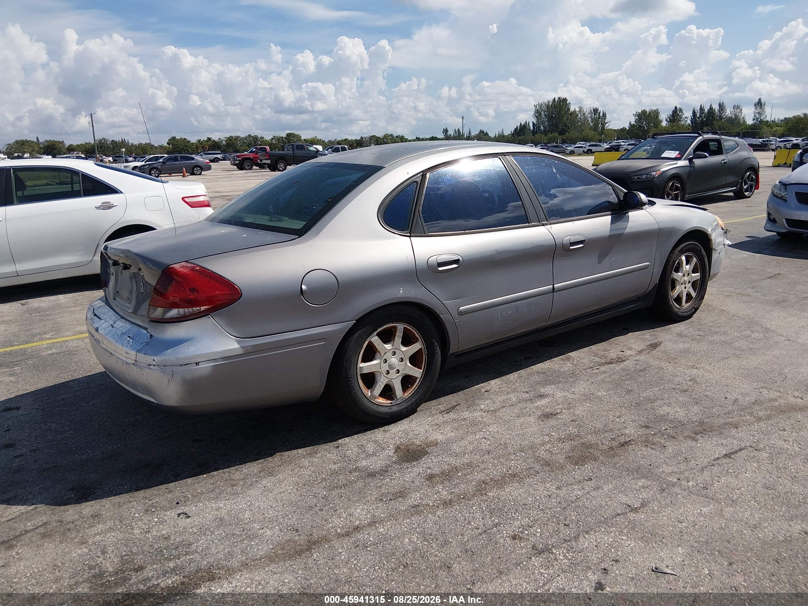 2007 Ford Taurus Sel Gray vin: 1FAFP56U67A163260