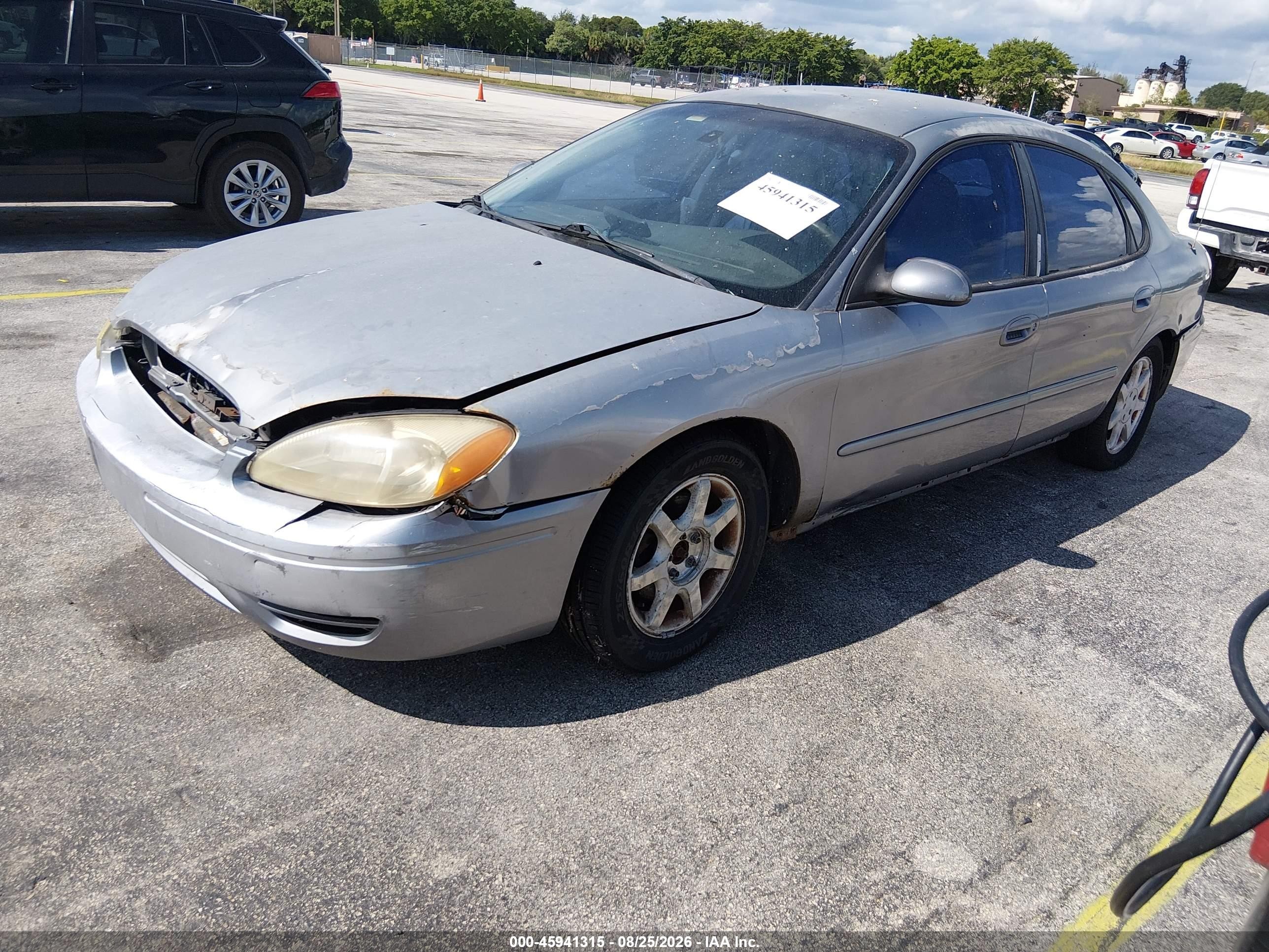 2007 Ford Taurus Sel Gray vin: 1FAFP56U67A163260