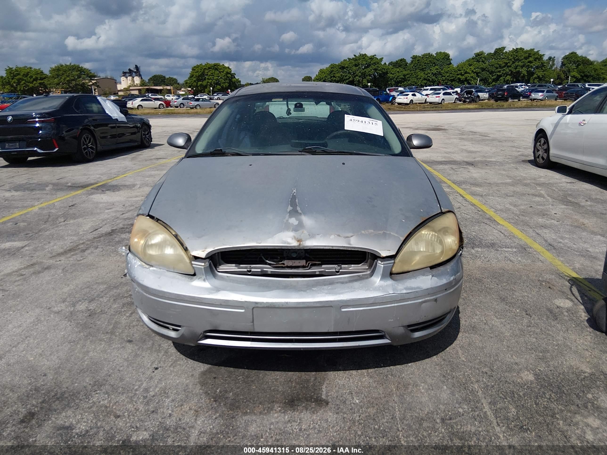 2007 Ford Taurus Sel Gray vin: 1FAFP56U67A163260
