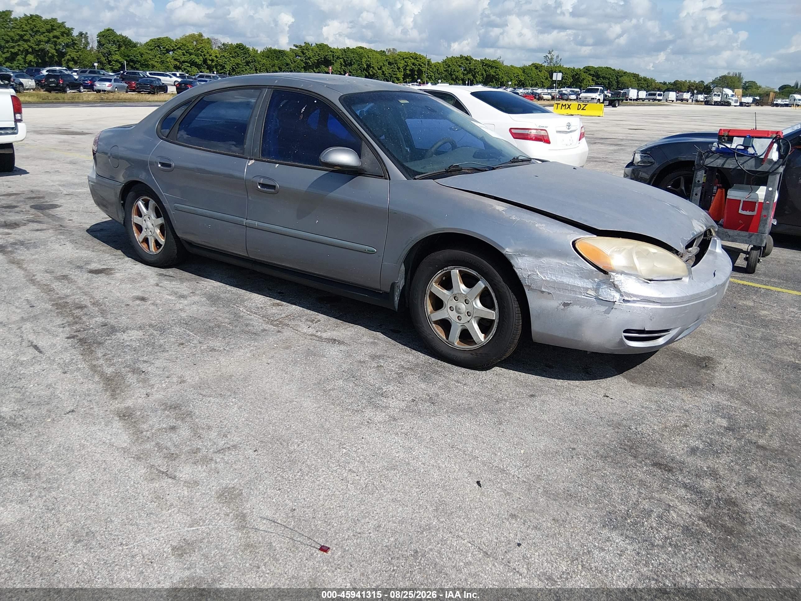 2007 Ford Taurus Sel Gray vin: 1FAFP56U67A163260