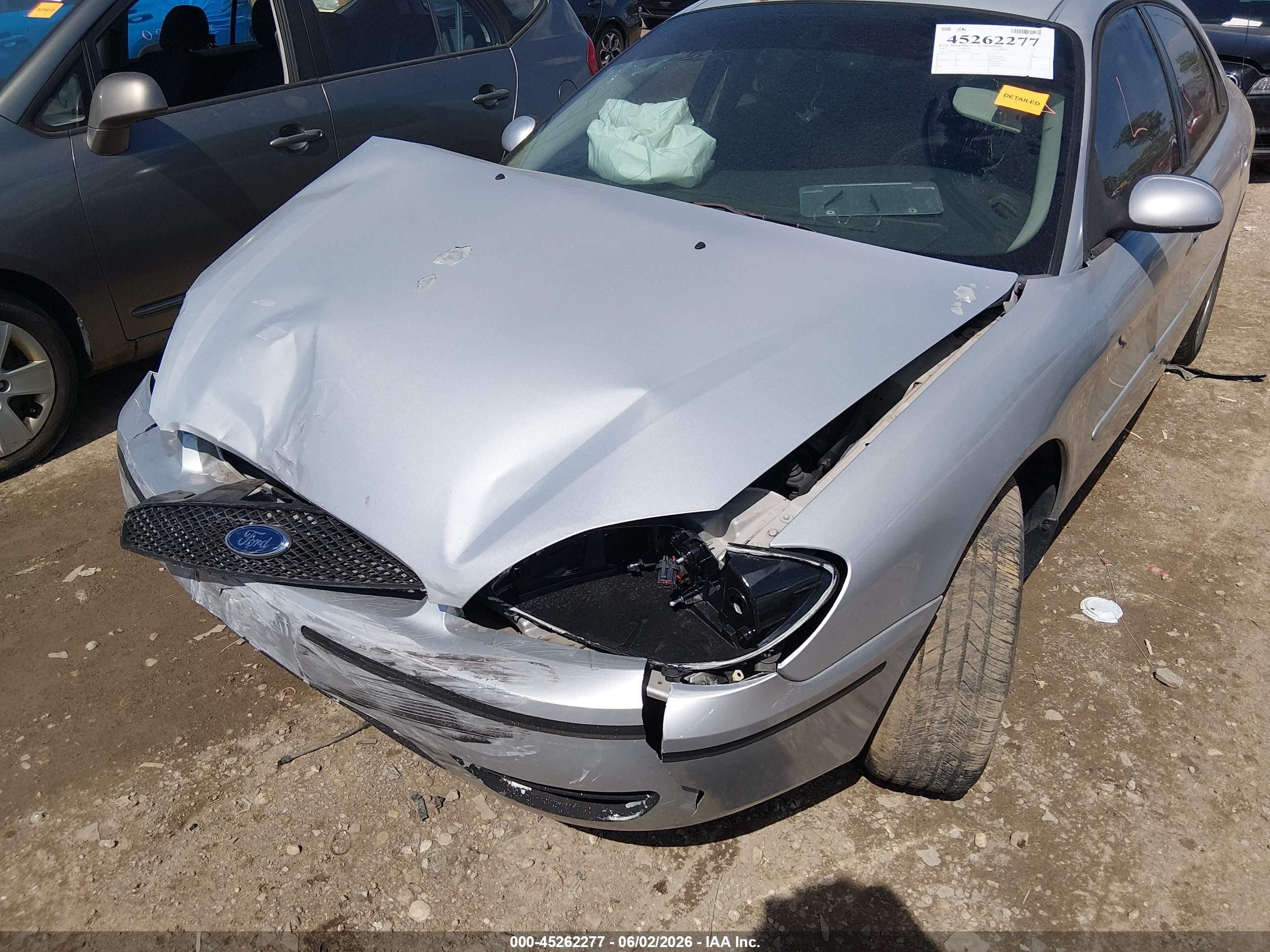 2007 Ford Taurus Sel Silver vin: 1FAFP56U77A143129