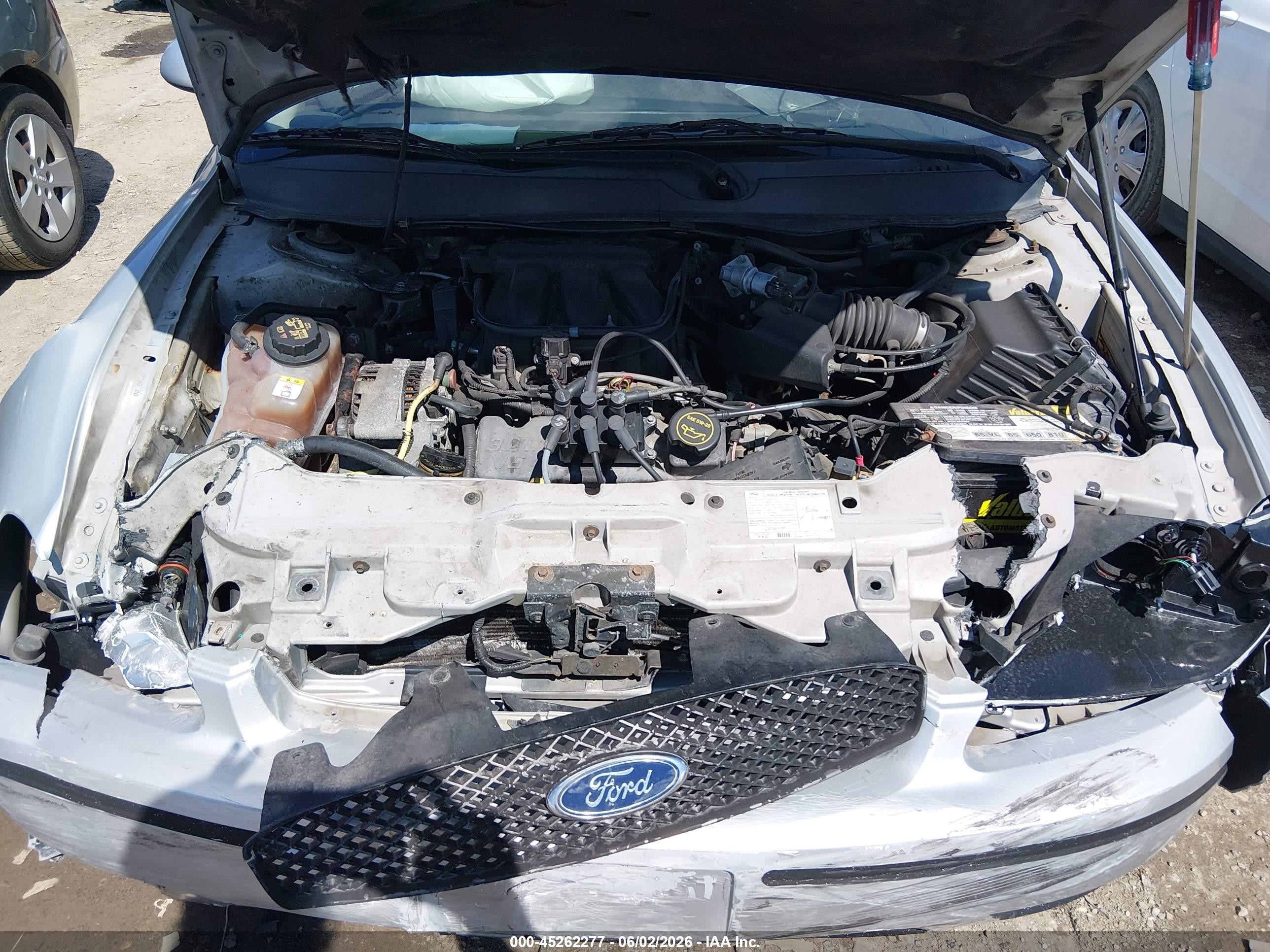 2007 Ford Taurus Sel Silver vin: 1FAFP56U77A143129