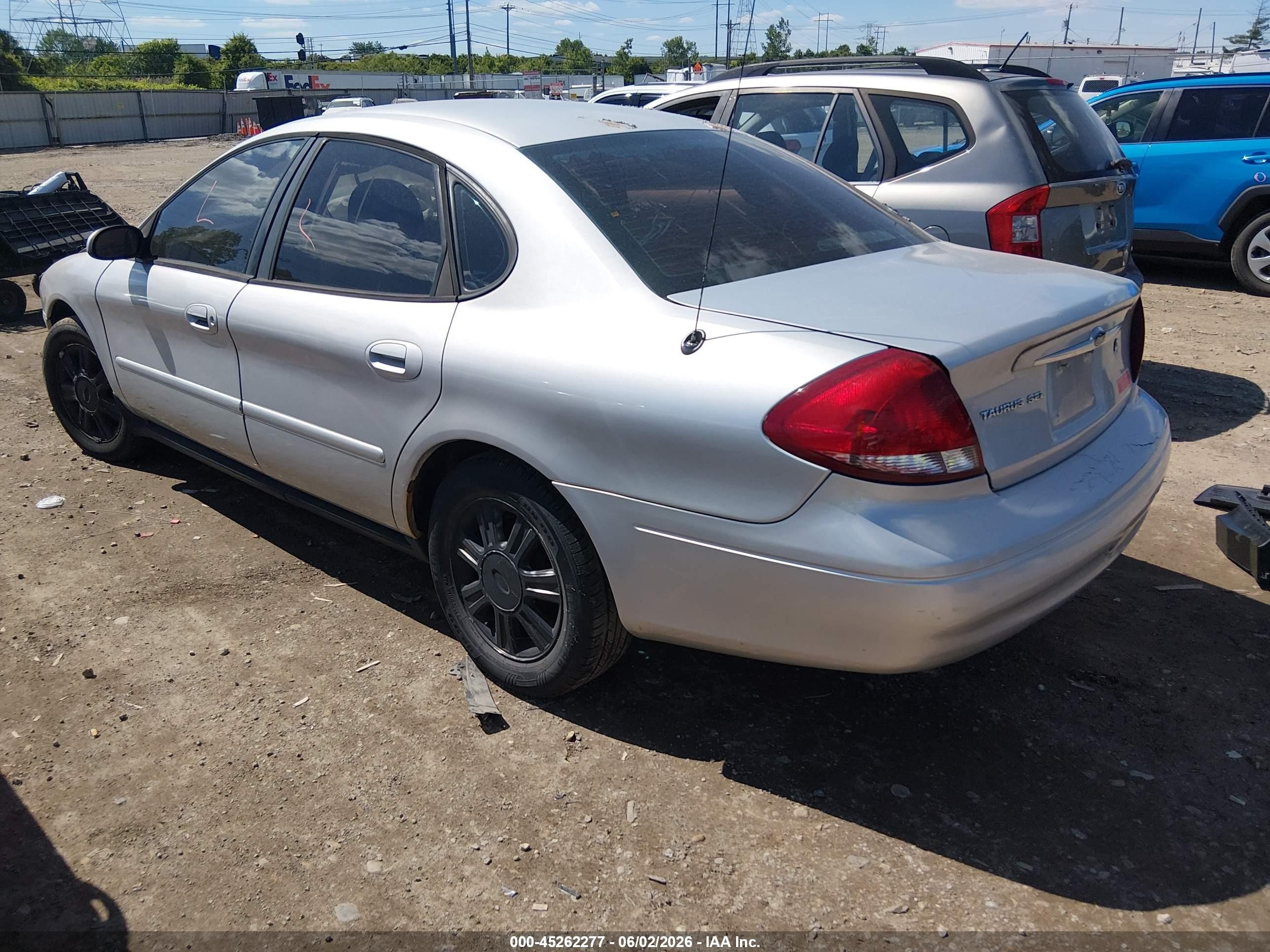 2007 Ford Taurus Sel Silver vin: 1FAFP56U77A143129