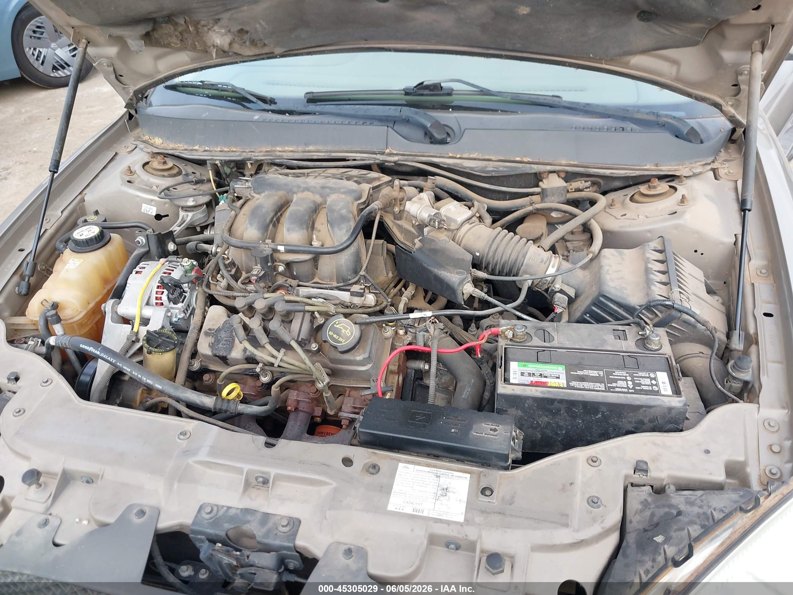2006 Ford Taurus Sel Beige vin: 1FAFP56U86A157281