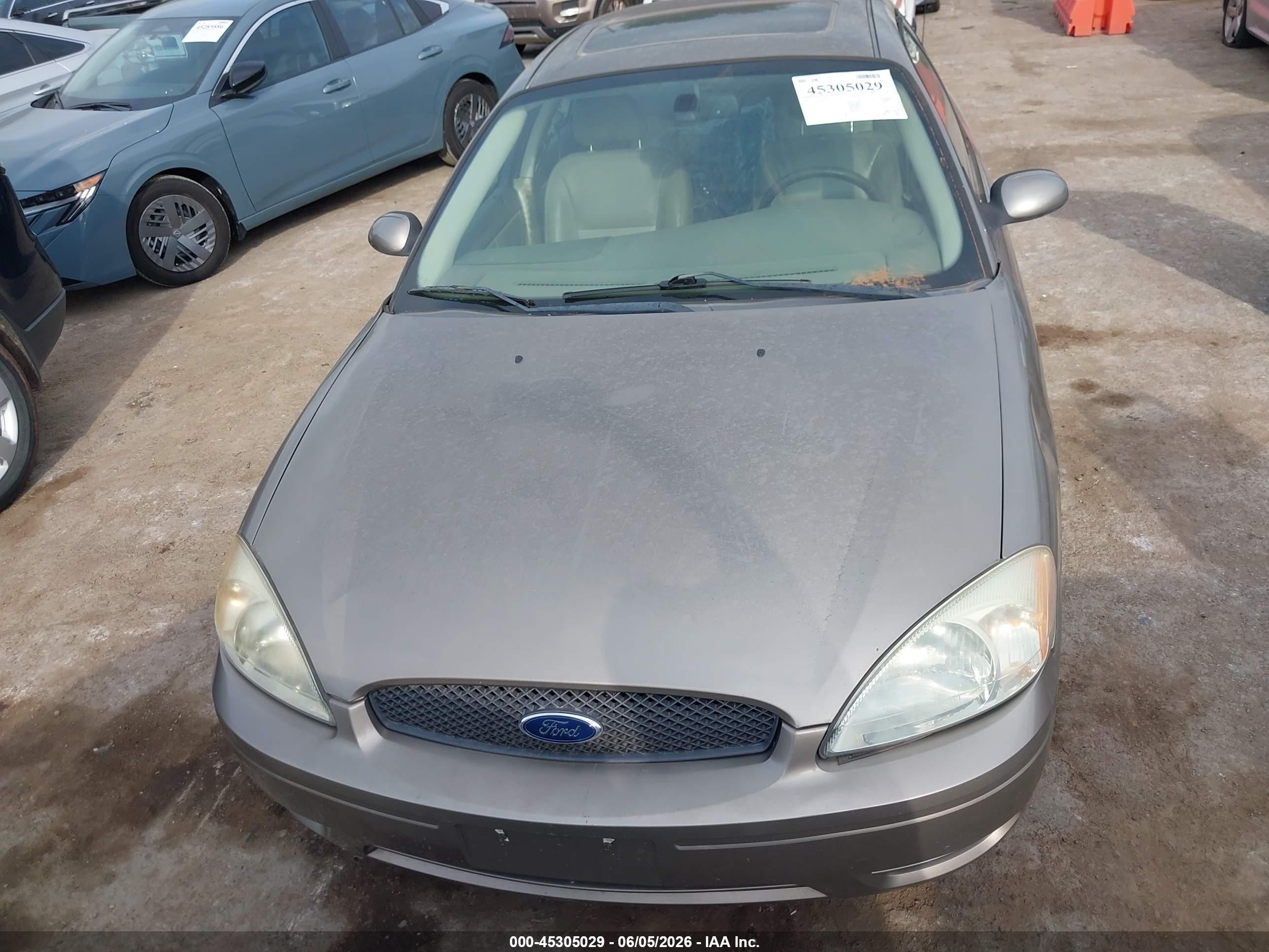 2006 Ford Taurus Sel Beige vin: 1FAFP56U86A157281