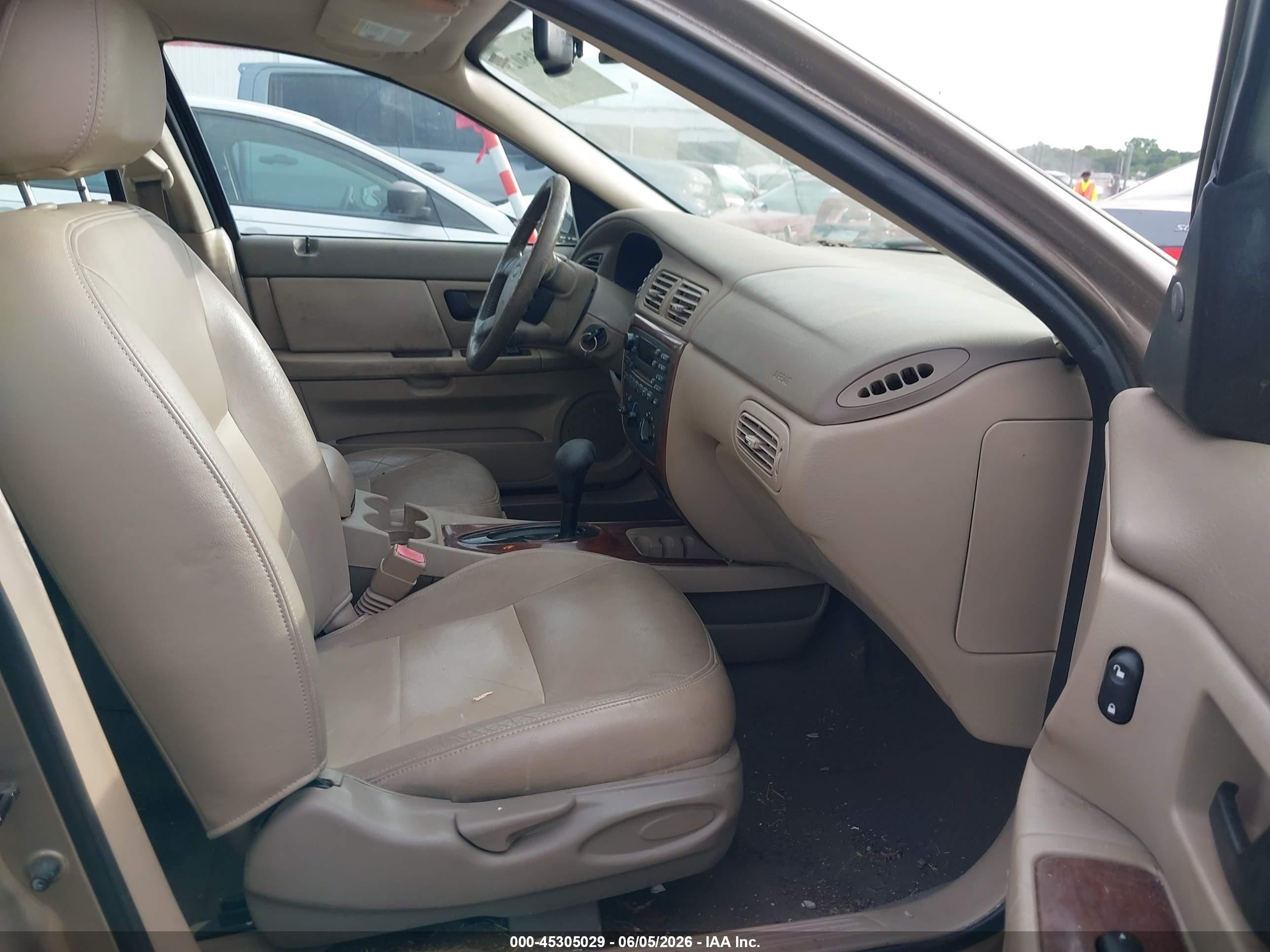 2006 Ford Taurus Sel Beige vin: 1FAFP56U86A157281