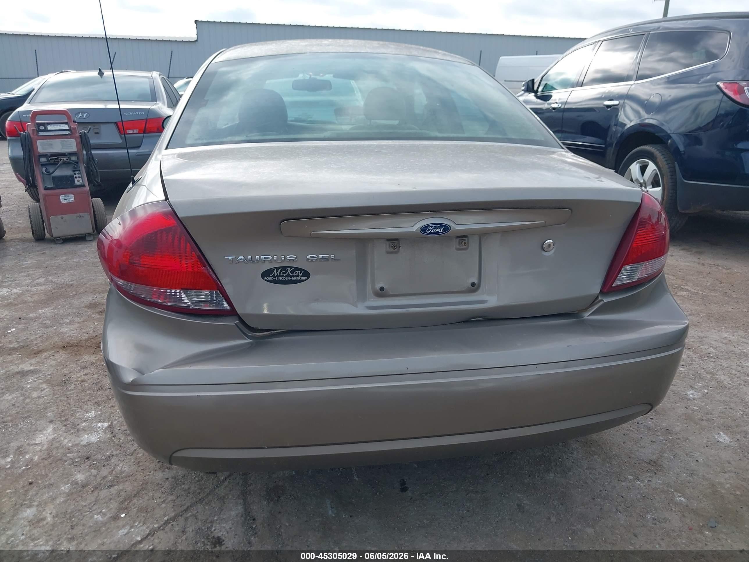 2006 Ford Taurus Sel Beige vin: 1FAFP56U86A157281