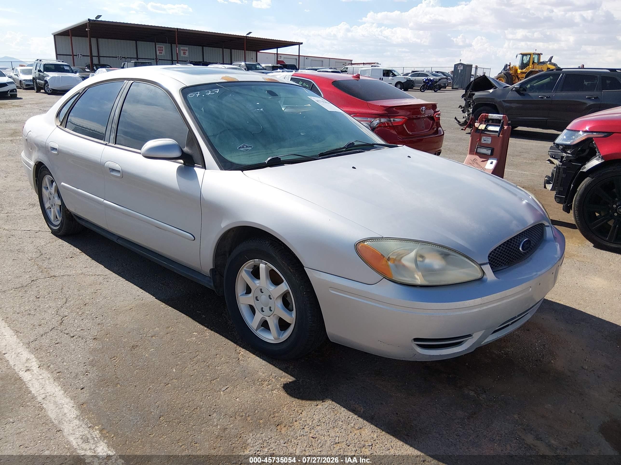 2006 Ford Taurus Sel Gray vin: 1FAFP56U86A170080