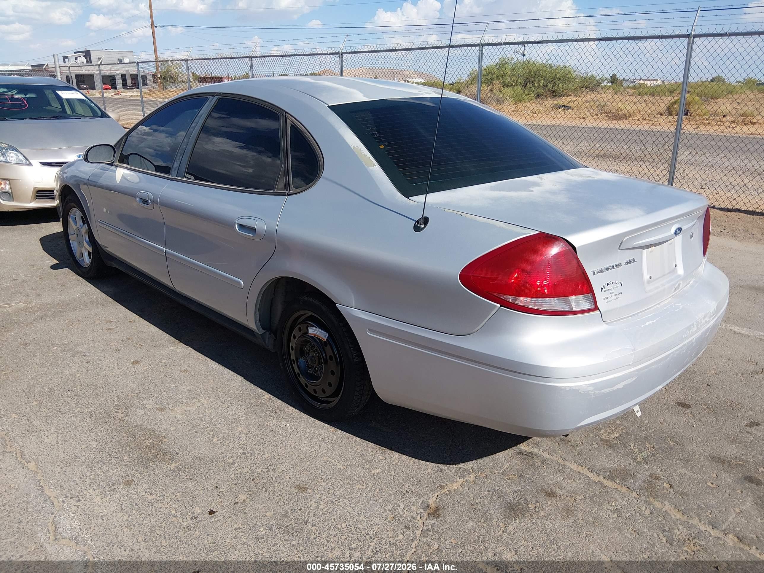 2006 Ford Taurus Sel Gray vin: 1FAFP56U86A170080