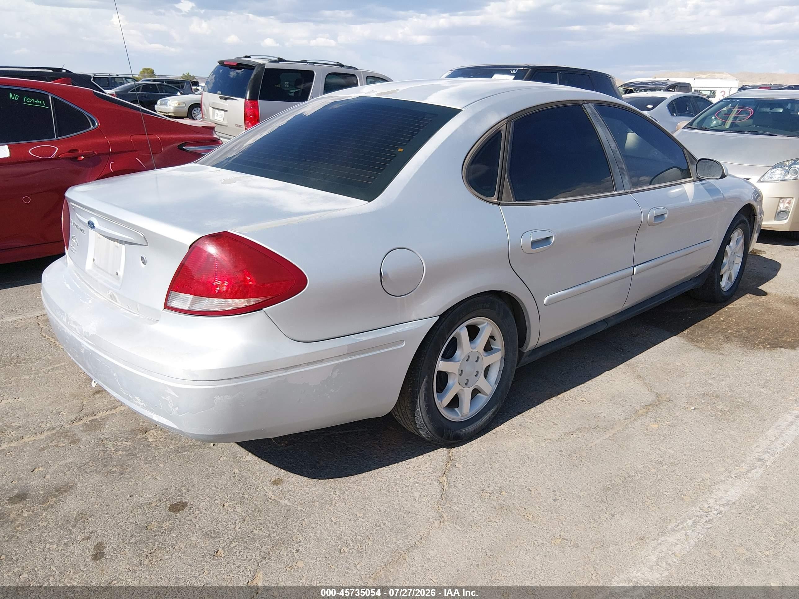 2006 Ford Taurus Sel Gray vin: 1FAFP56U86A170080