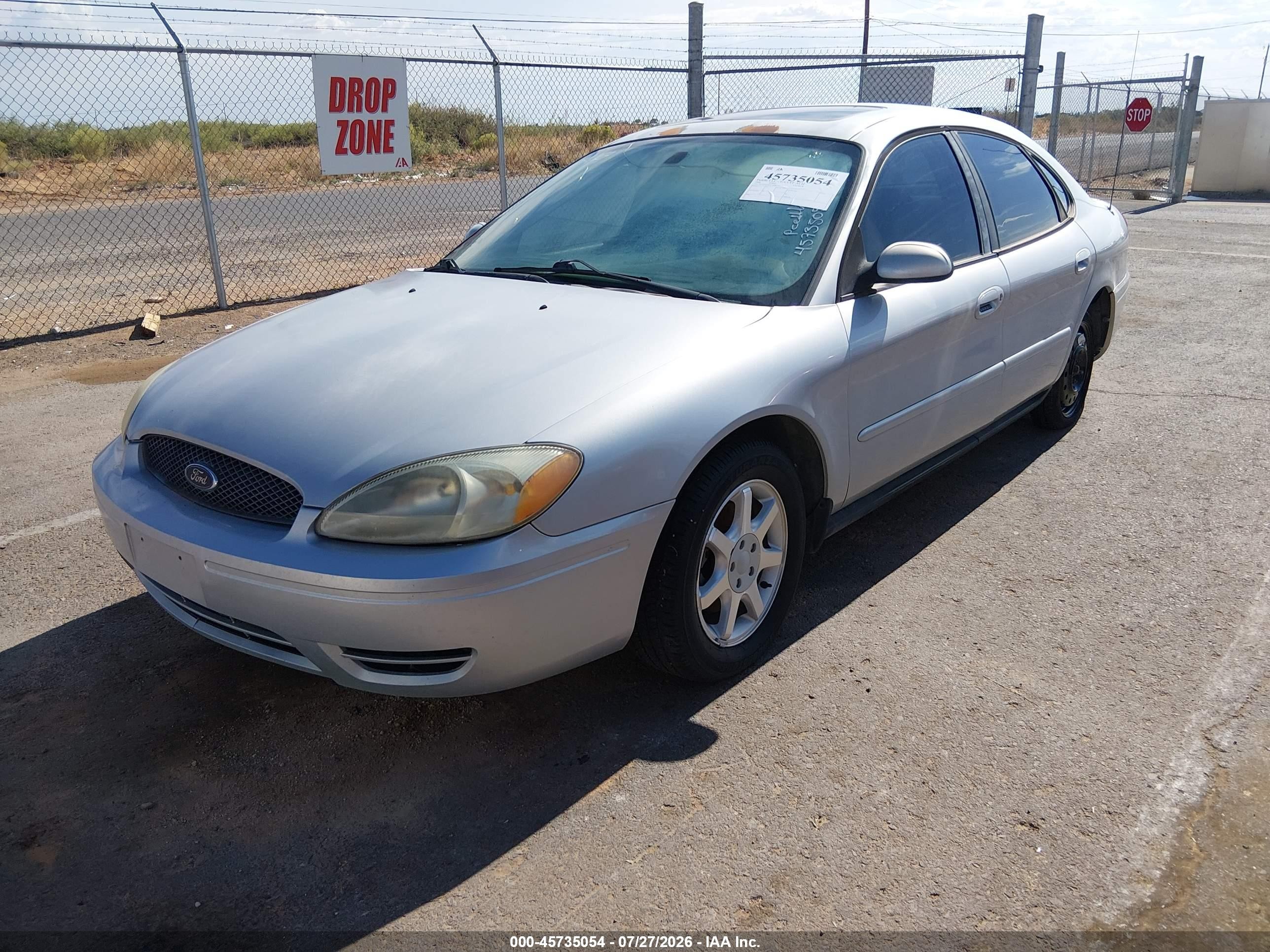 2006 Ford Taurus Sel Gray vin: 1FAFP56U86A170080