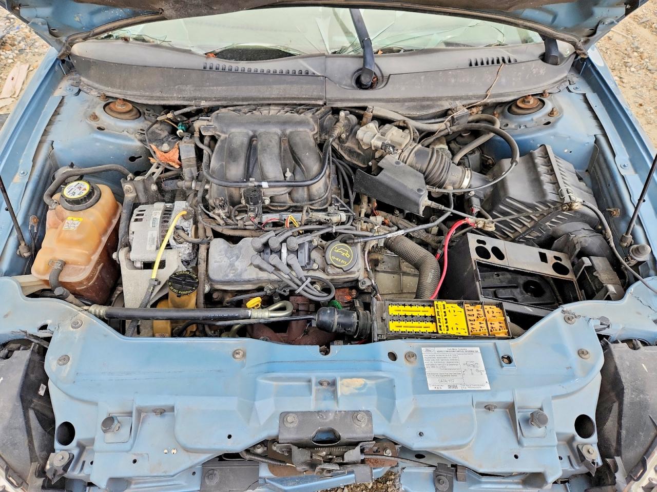 2007 Ford Taurus Sel Blue vin: 1FAFP56U87A149134
