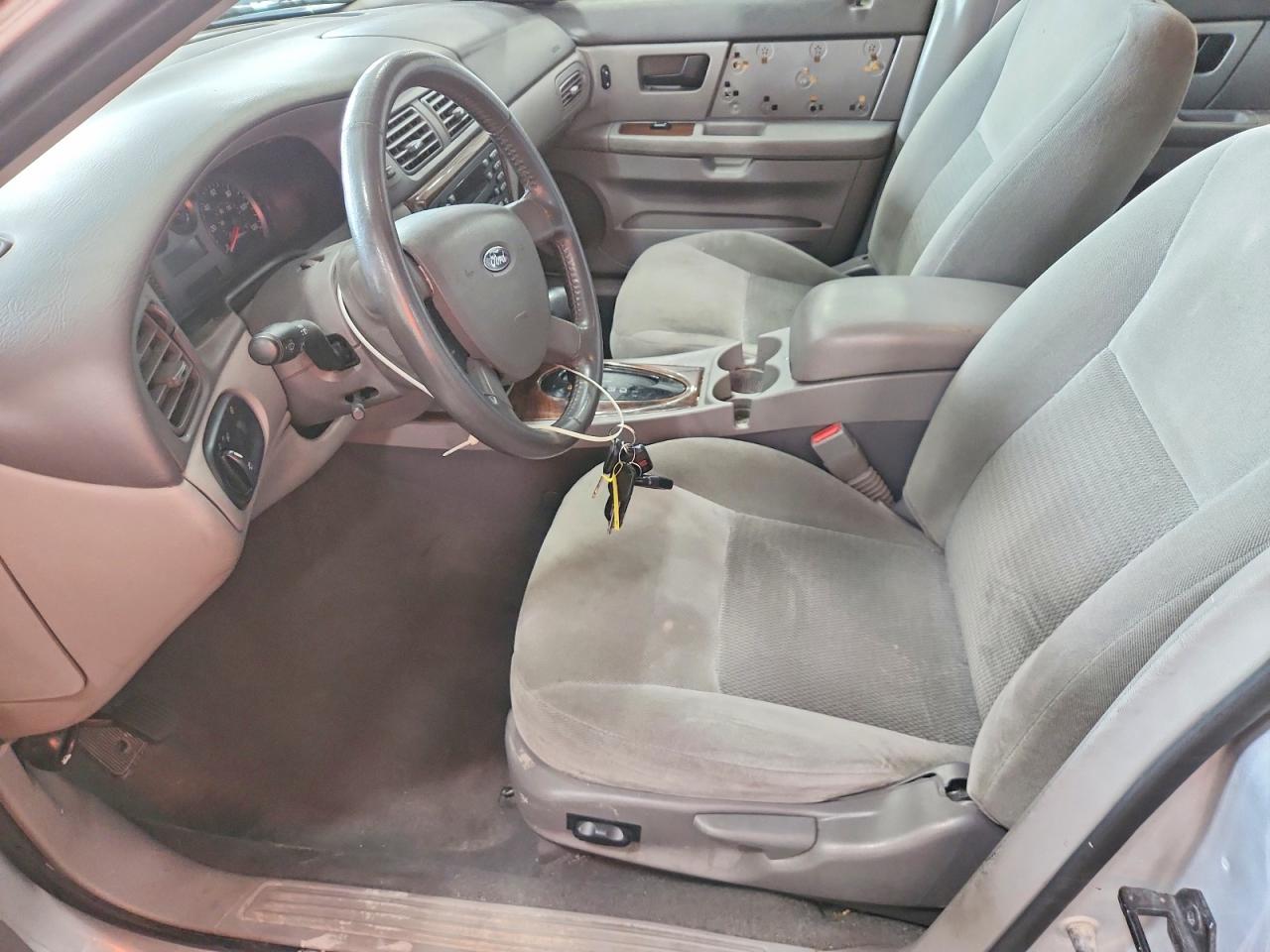 2007 Ford Taurus Sel Silver vin: 1FAFP56U87A183624