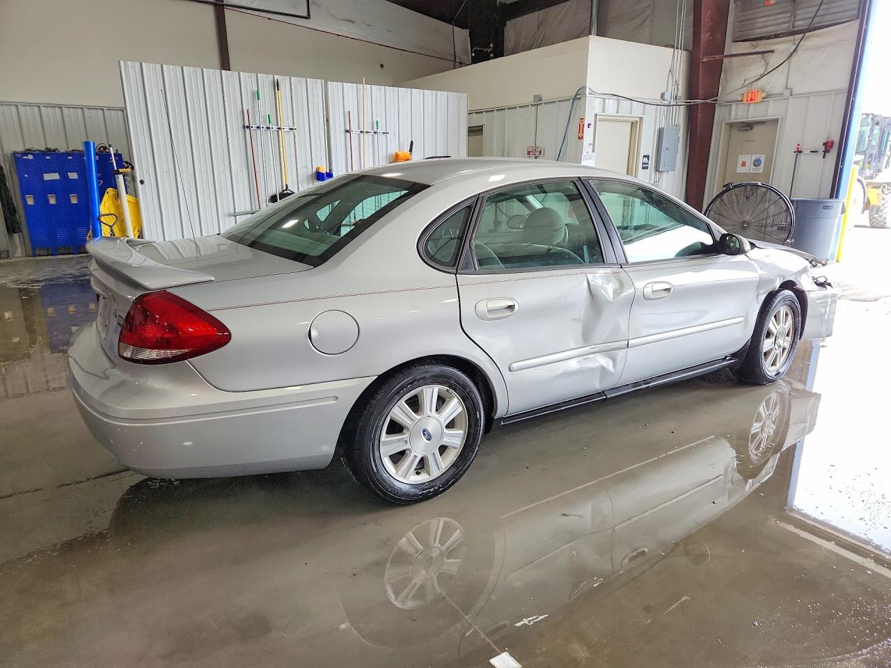 2007 Ford Taurus Sel Silver vin: 1FAFP56U87A183624