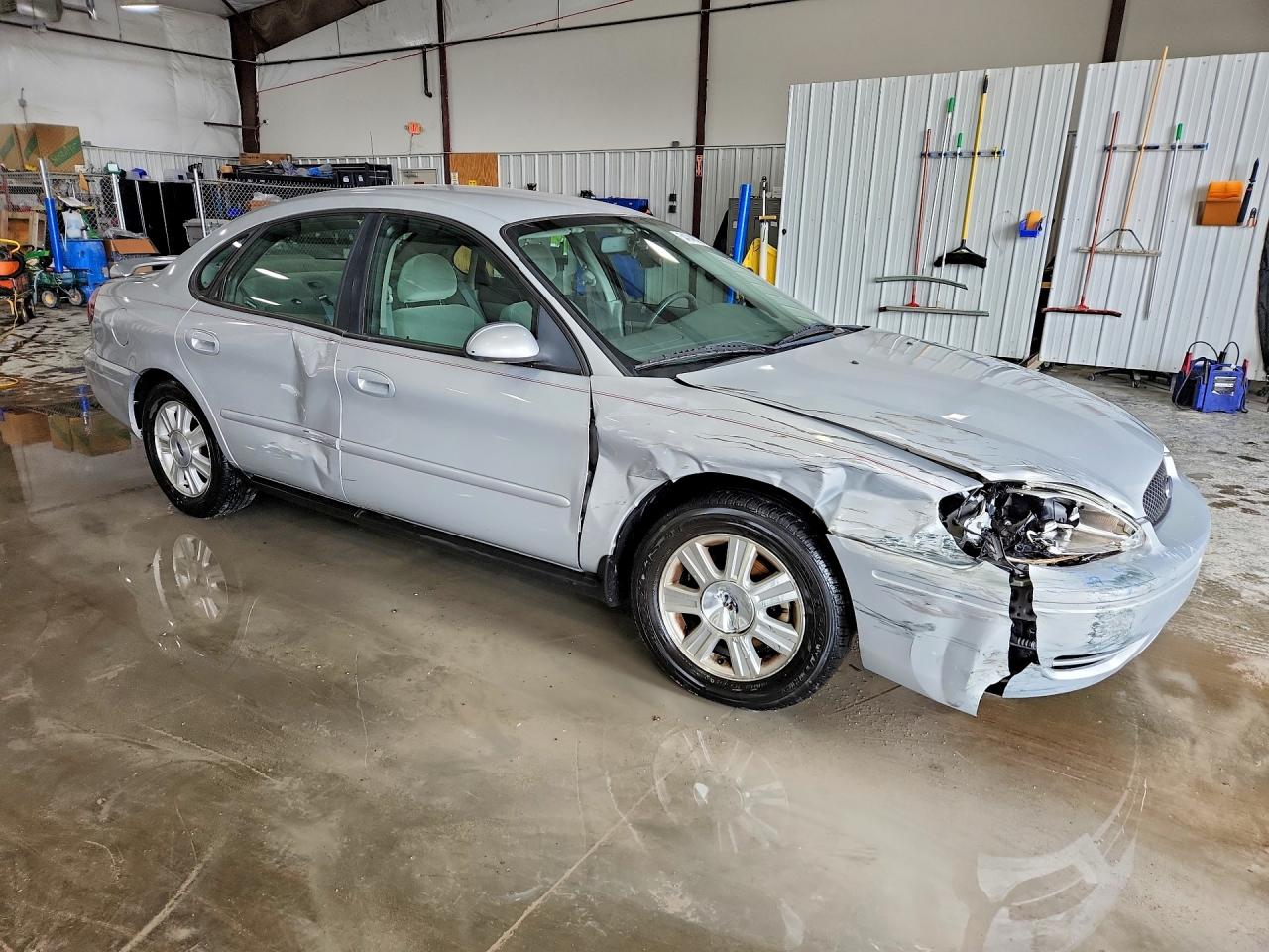 2007 Ford Taurus Sel Silver vin: 1FAFP56U87A183624