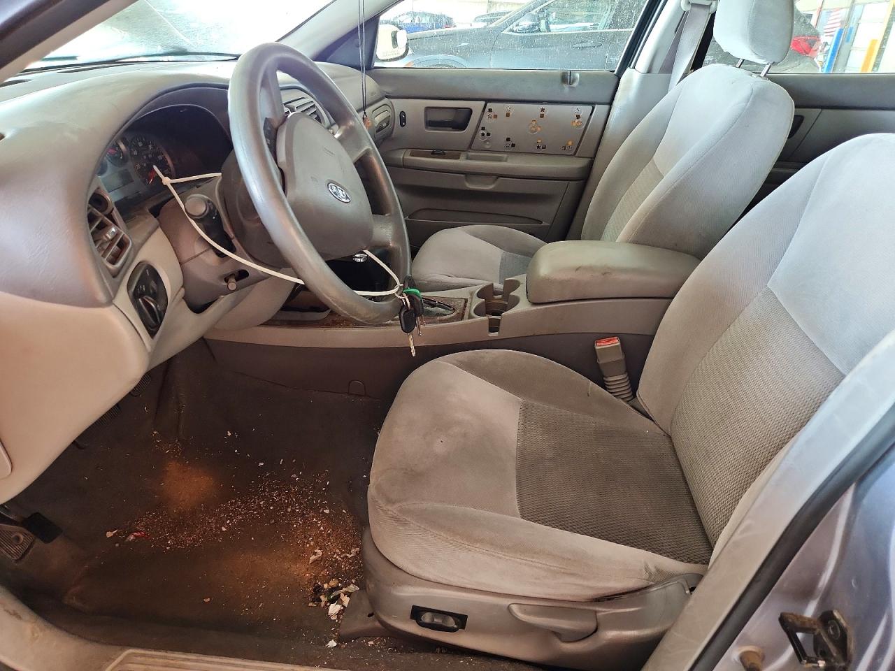2007 Ford Taurus Sel Gray vin: 1FAFP56U87A198656