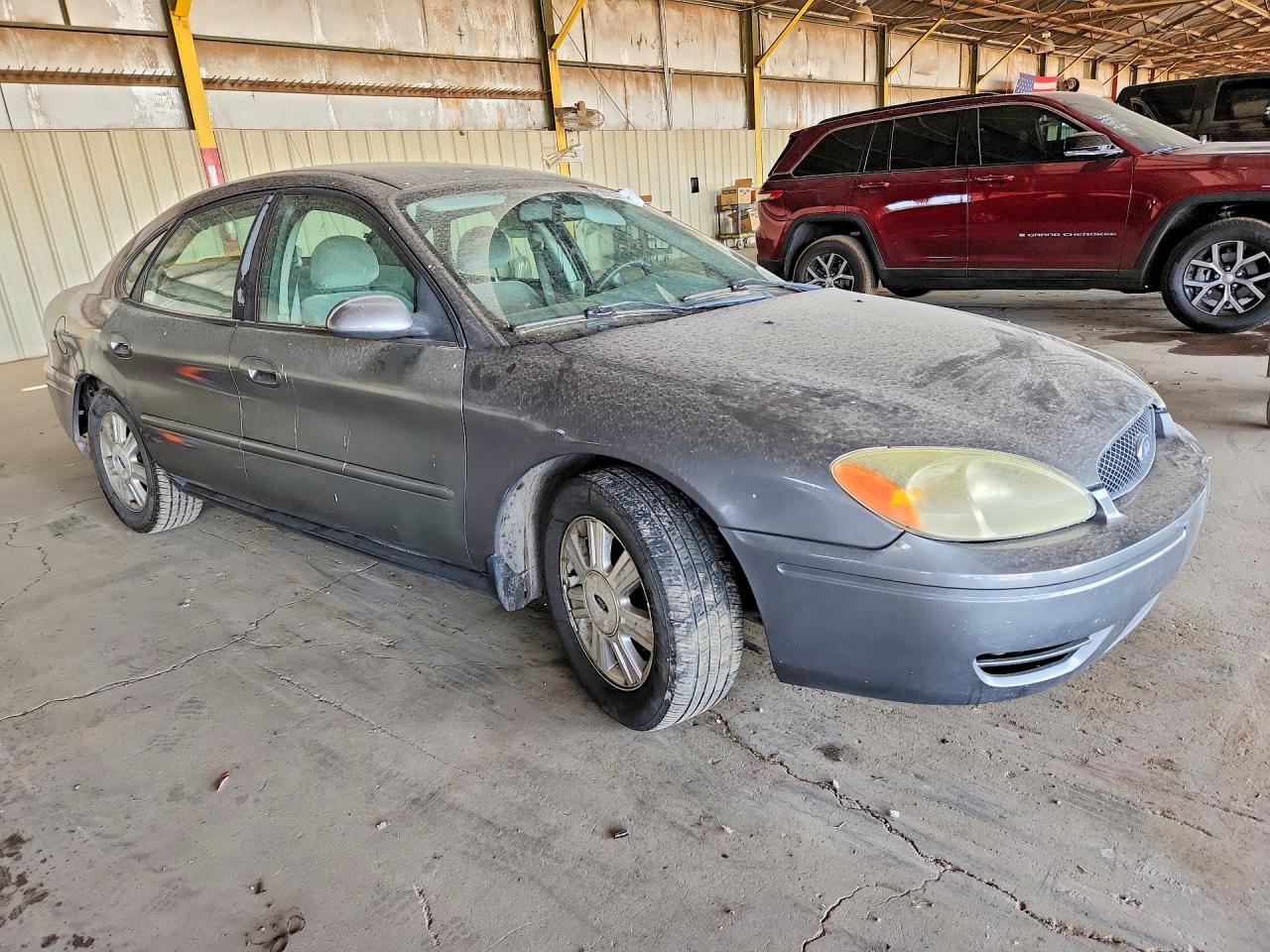 2007 Ford Taurus Sel Gray vin: 1FAFP56U87A198656