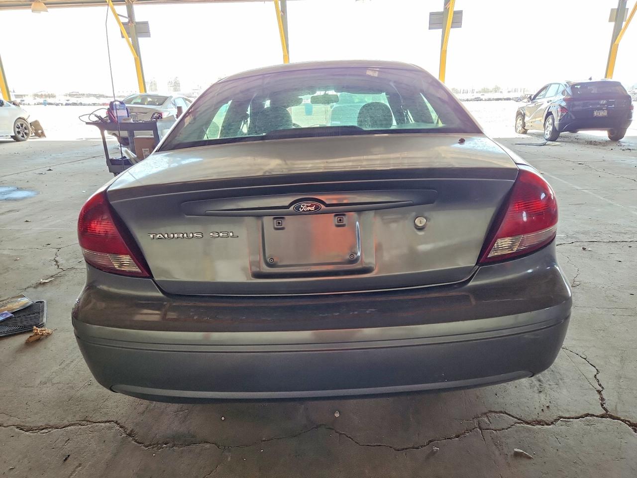 2007 Ford Taurus Sel Gray vin: 1FAFP56U87A198656