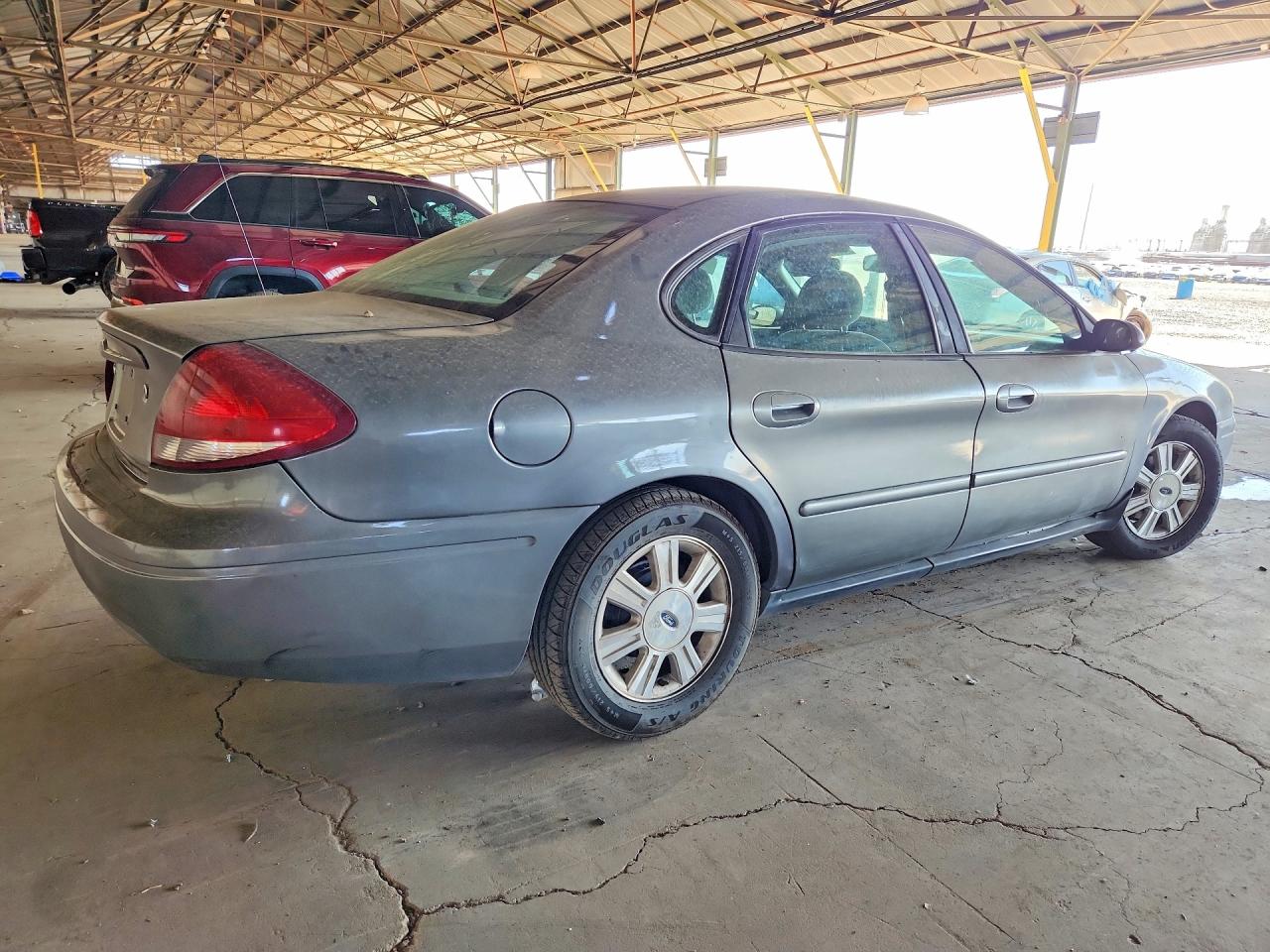 2007 Ford Taurus Sel Gray vin: 1FAFP56U87A198656