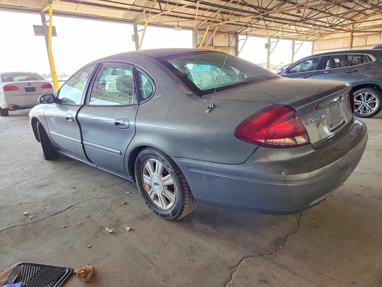 2007 Ford Taurus Sel Gray vin: 1FAFP56U87A198656