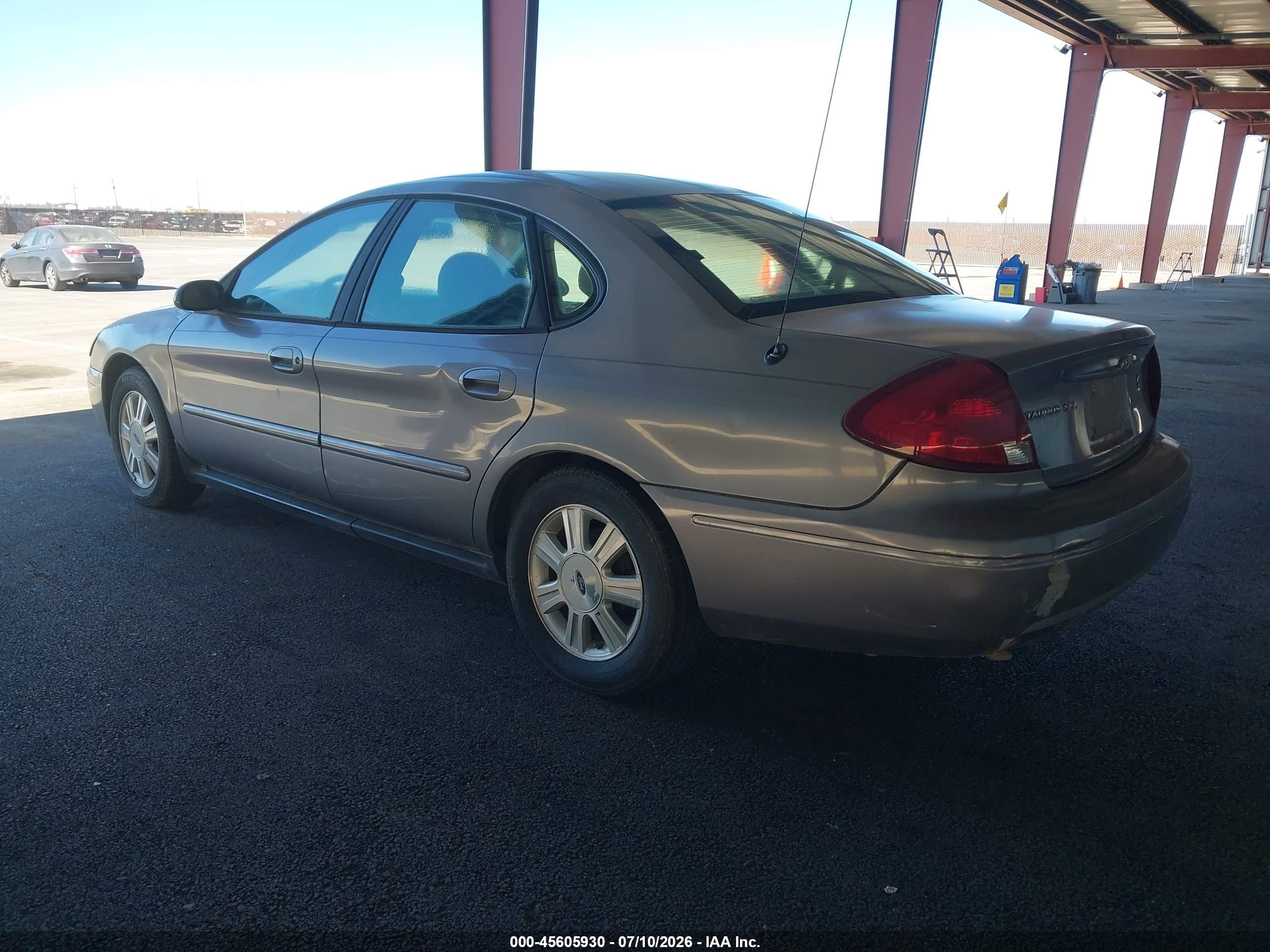 2007 Ford Taurus Sel Gray vin: 1FAFP56U97A147621