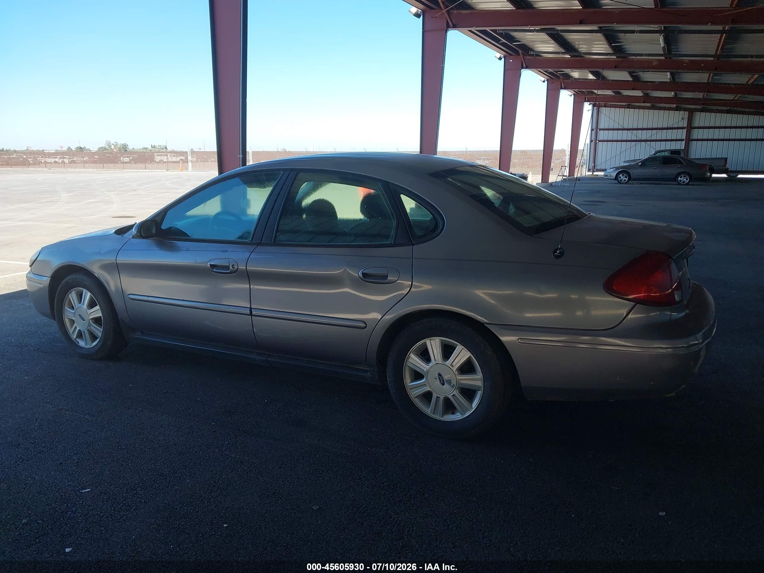 2007 Ford Taurus Sel Gray vin: 1FAFP56U97A147621