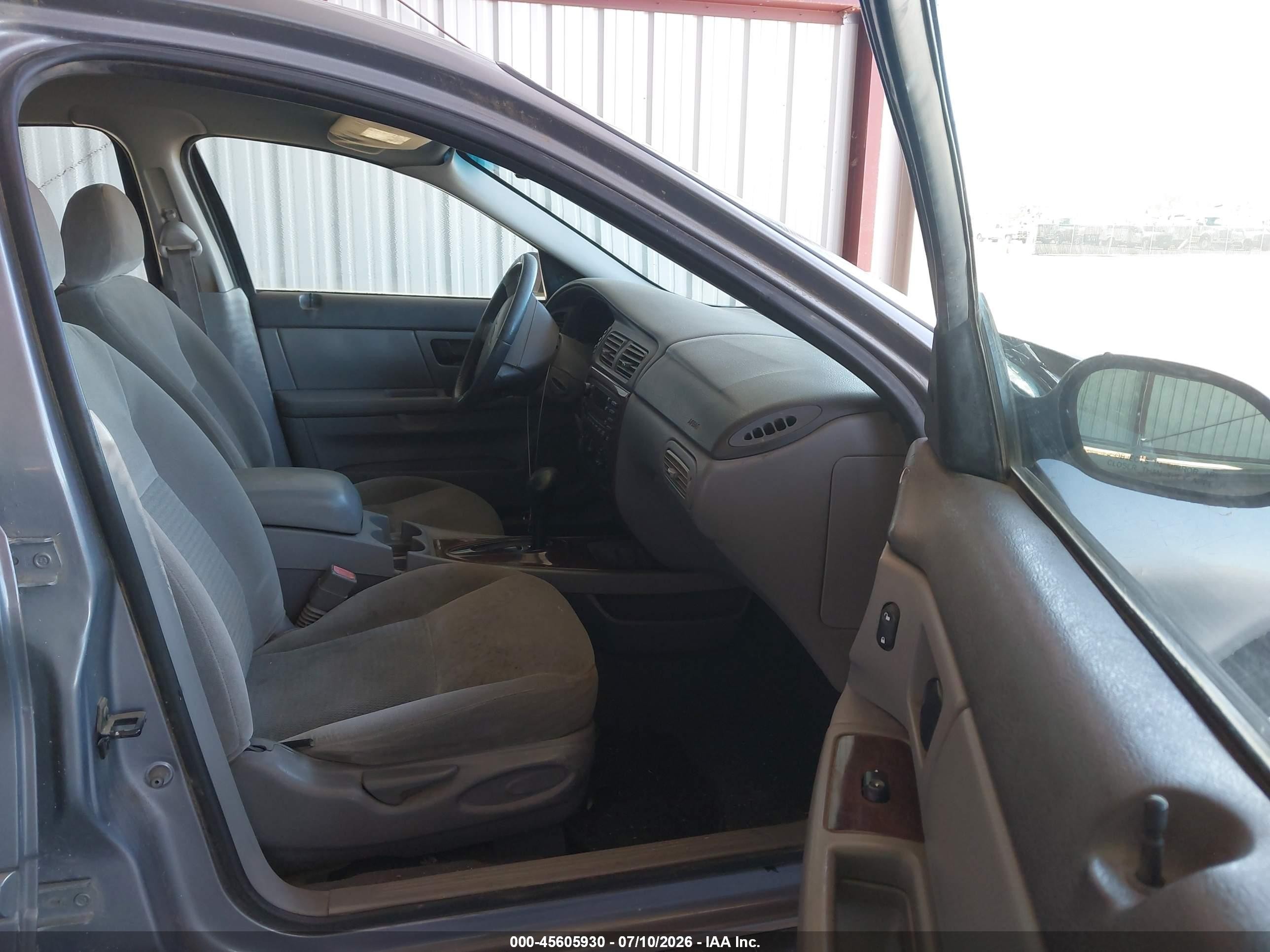 2007 Ford Taurus Sel Gray vin: 1FAFP56U97A147621