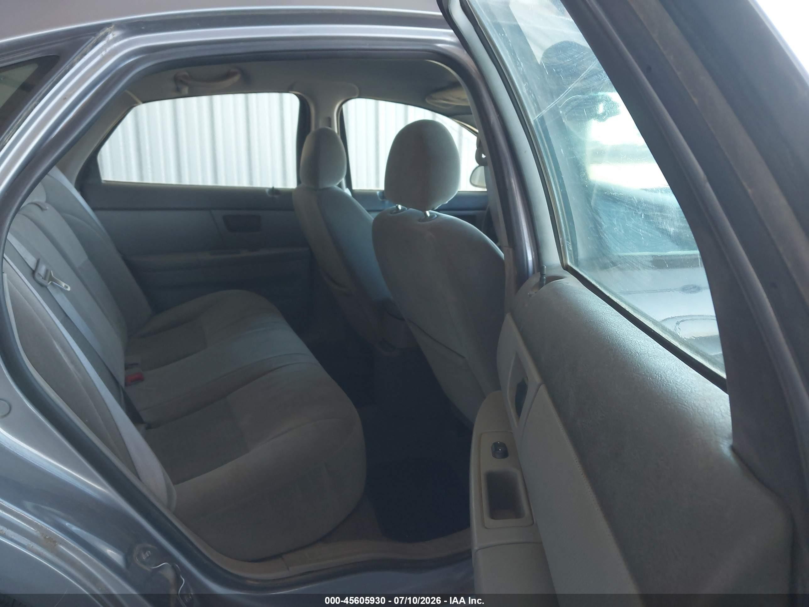 2007 Ford Taurus Sel Gray vin: 1FAFP56U97A147621