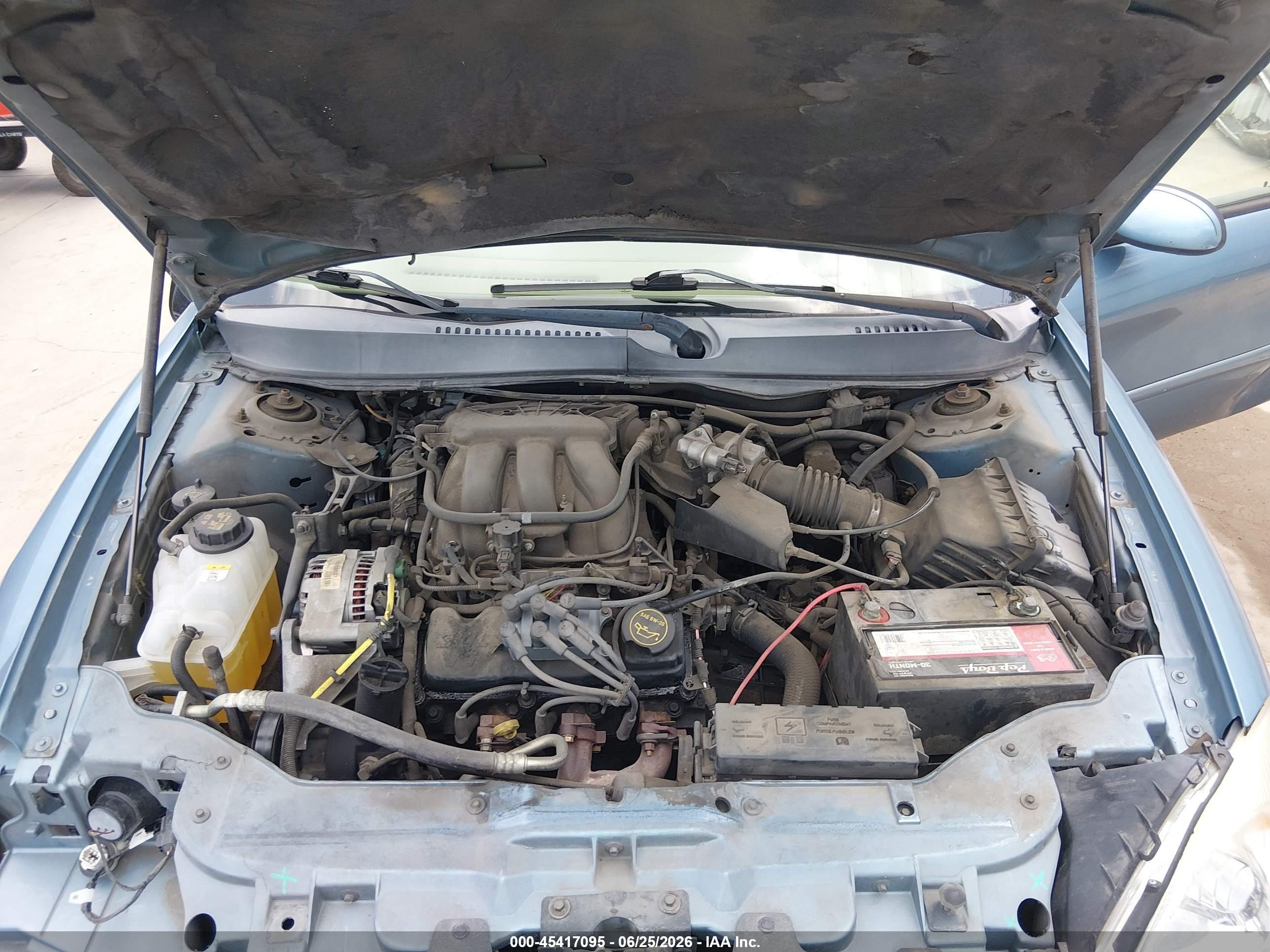 2007 Ford Taurus Sel Light Blue vin: 1FAFP56U97A180389